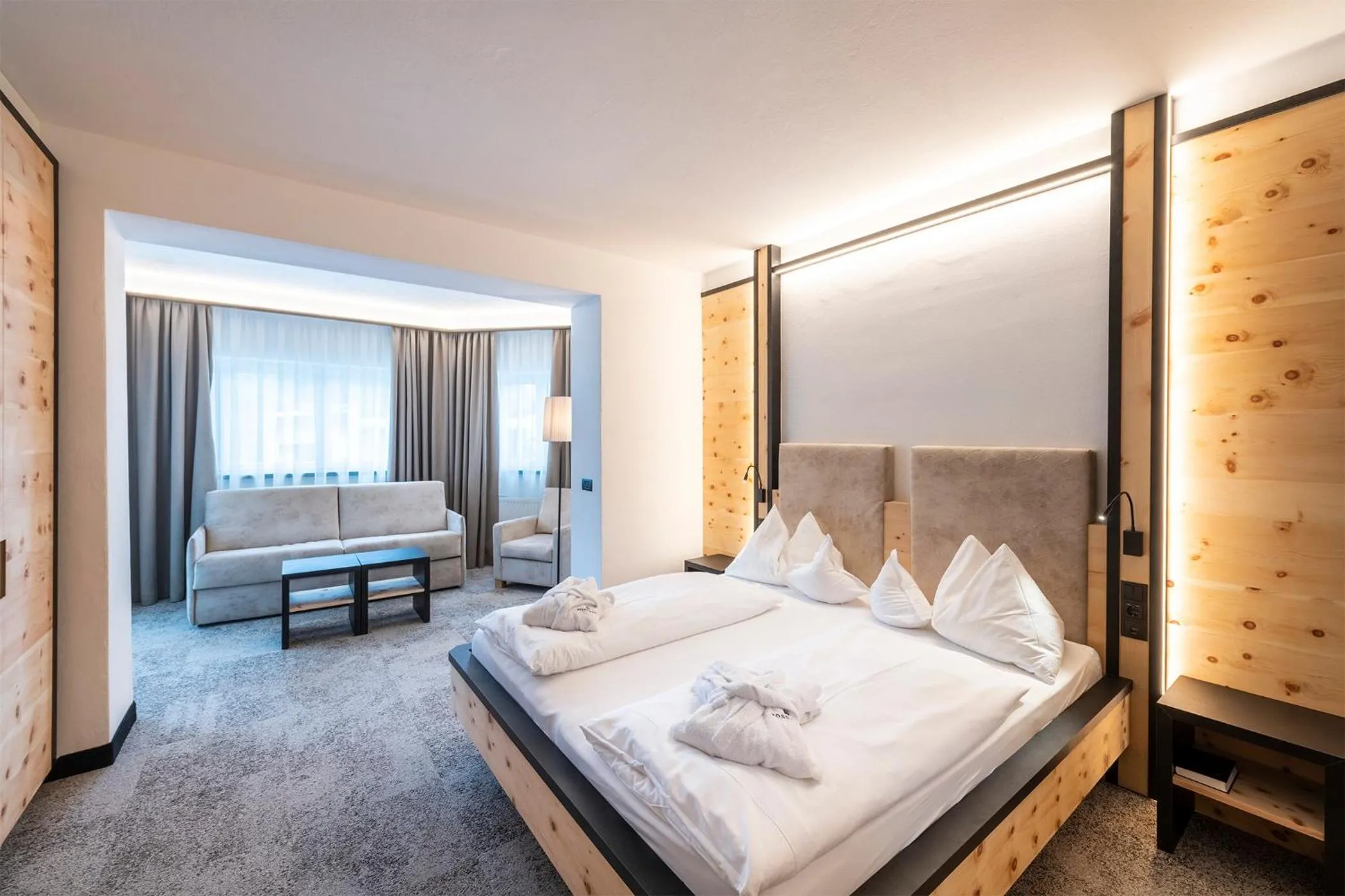 Bed in Hotel Rosskopf