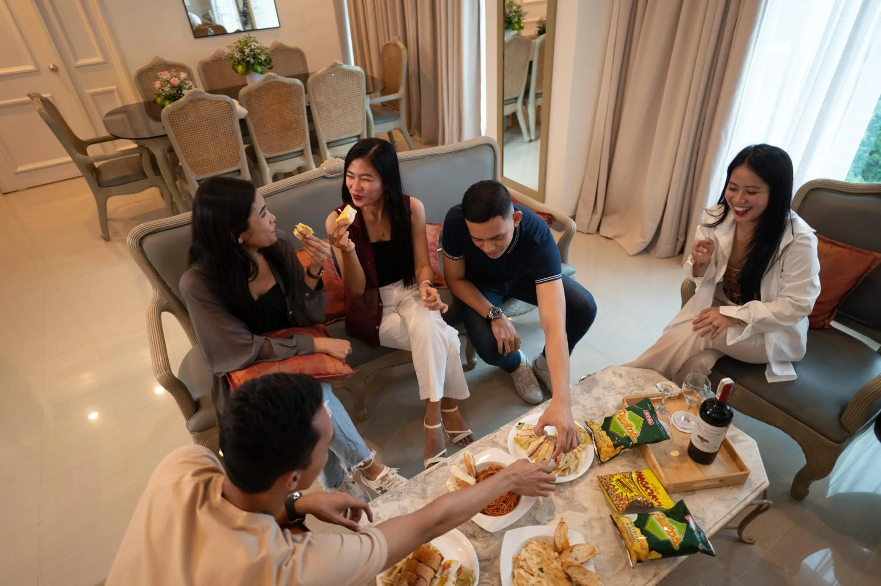 Guests in The Apo View Hotel