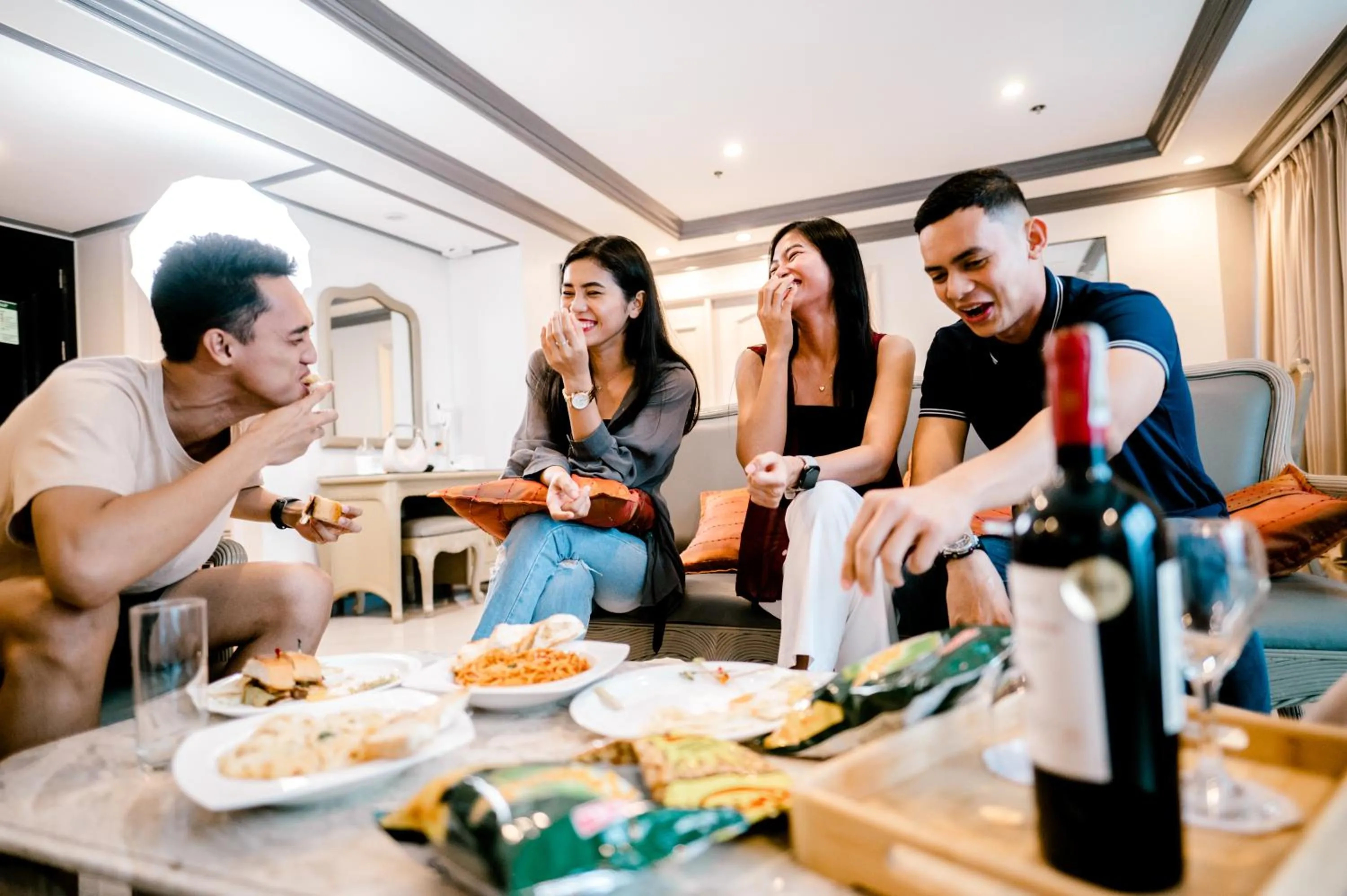 Guests in The Apo View Hotel