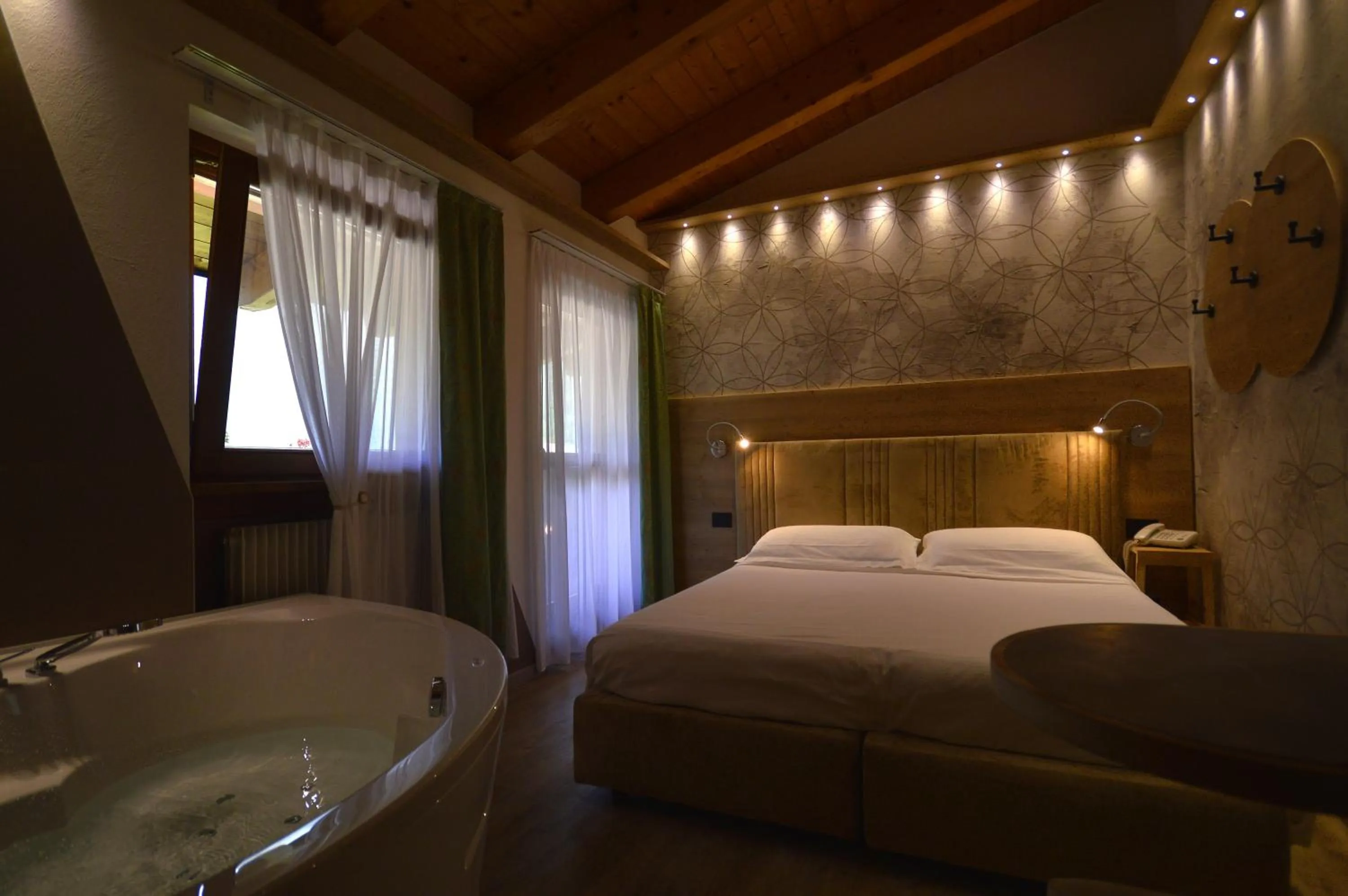 Bed in Hotel Villa Fosine