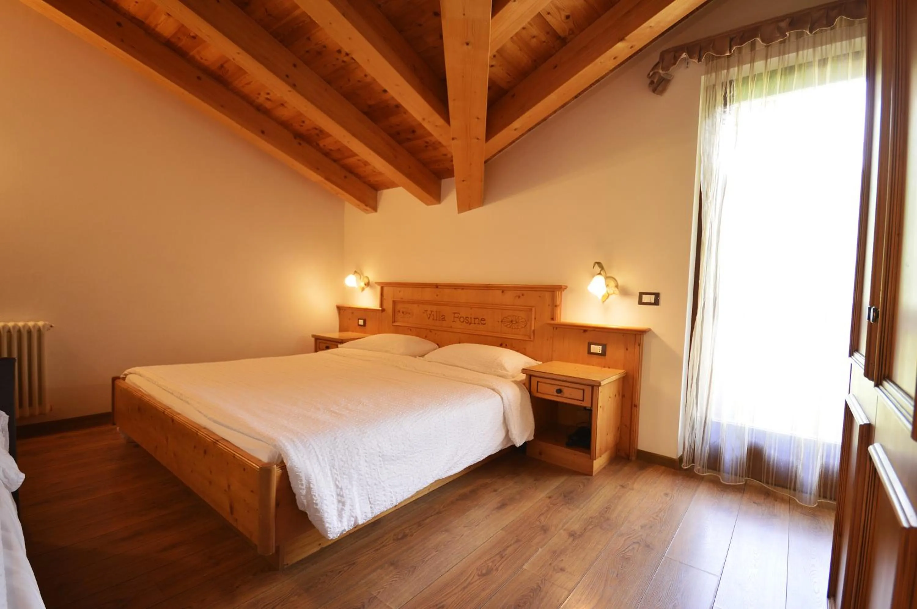 Bed in Hotel Villa Fosine