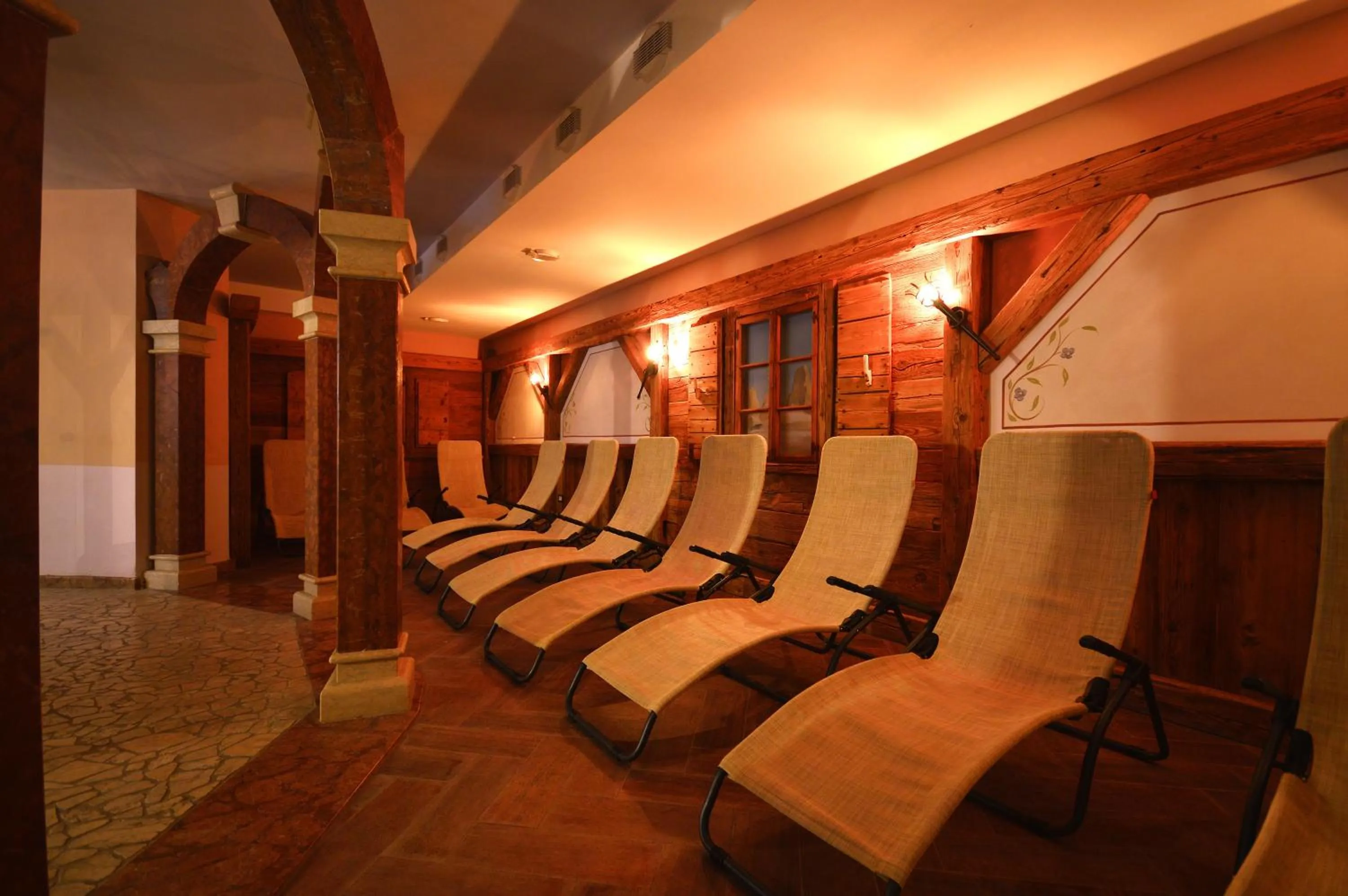 Seating area in Hotel Villa Fosine