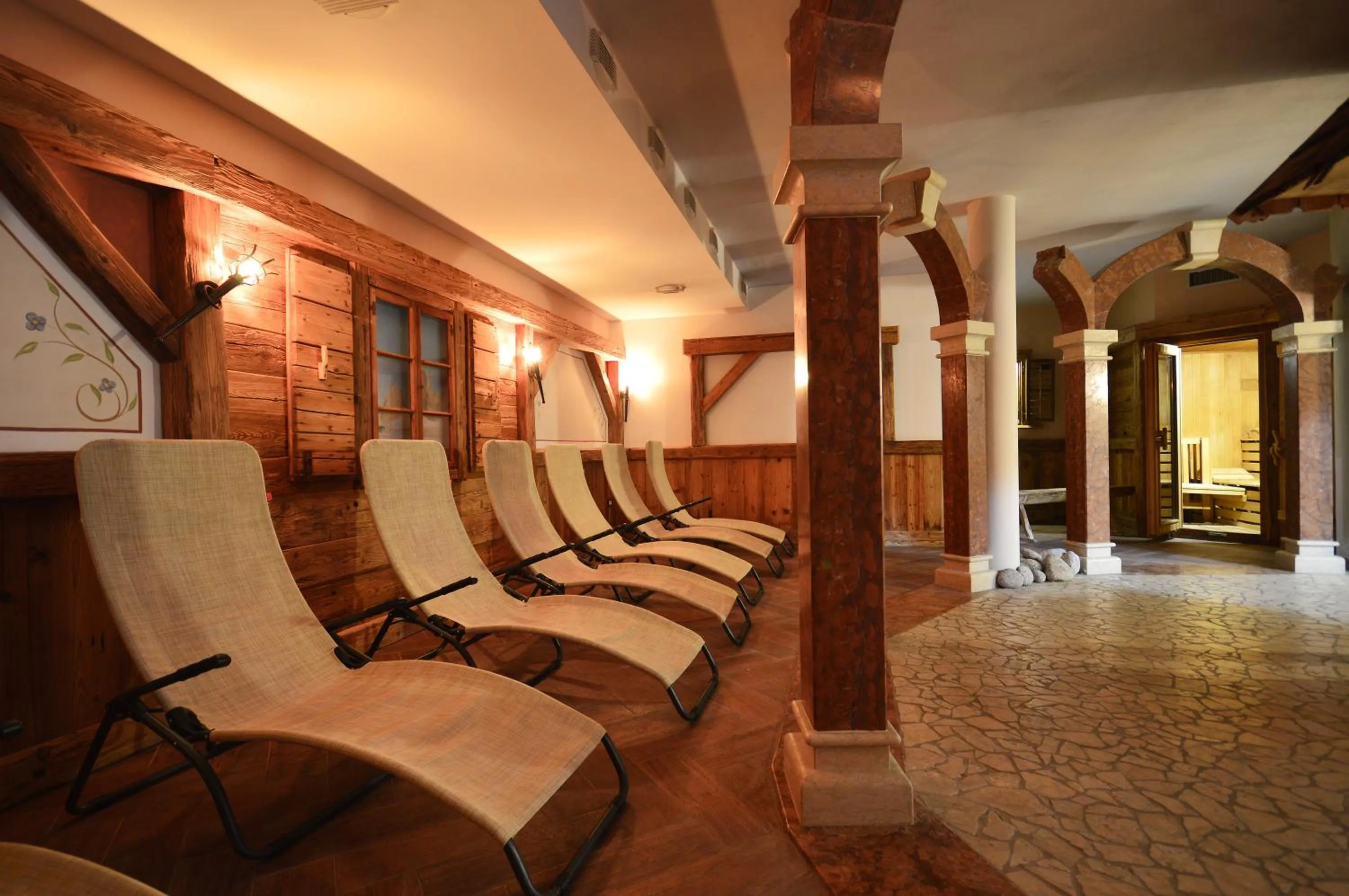 sunbed in Hotel Villa Fosine