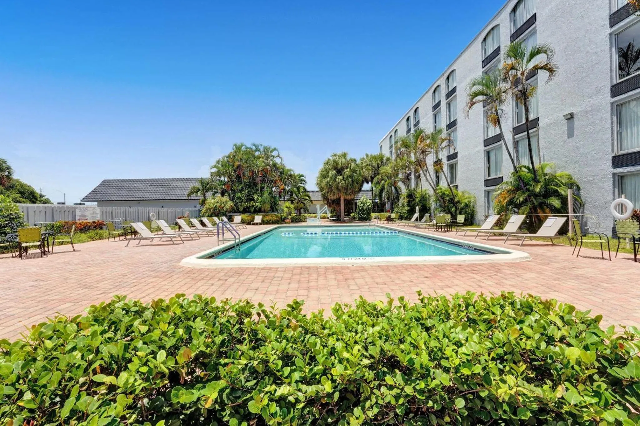 Swimming pool in Plaza Hotel Fort Lauderdale