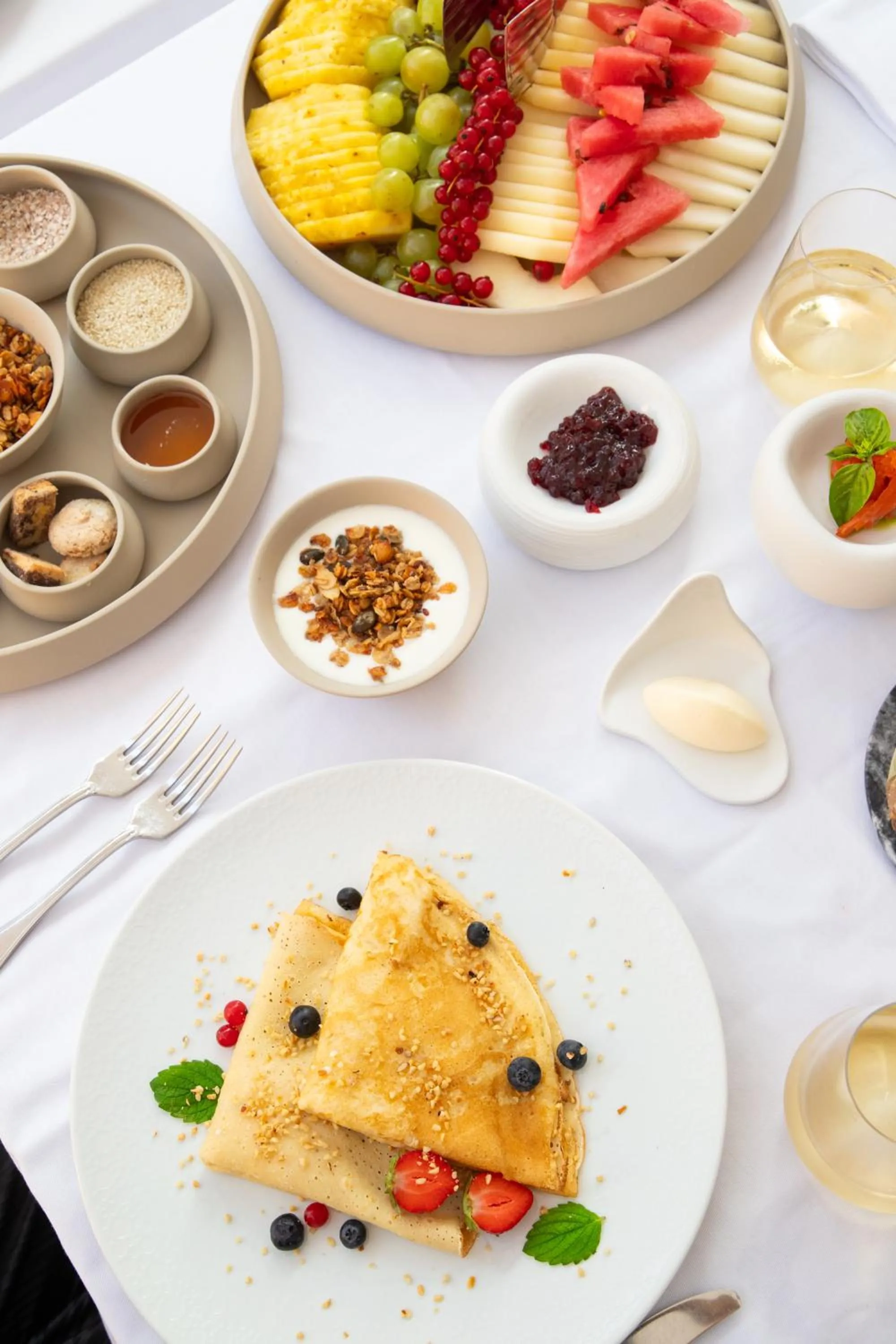 Breakfast in Hotel Grad Otočec - Relais Chateaux