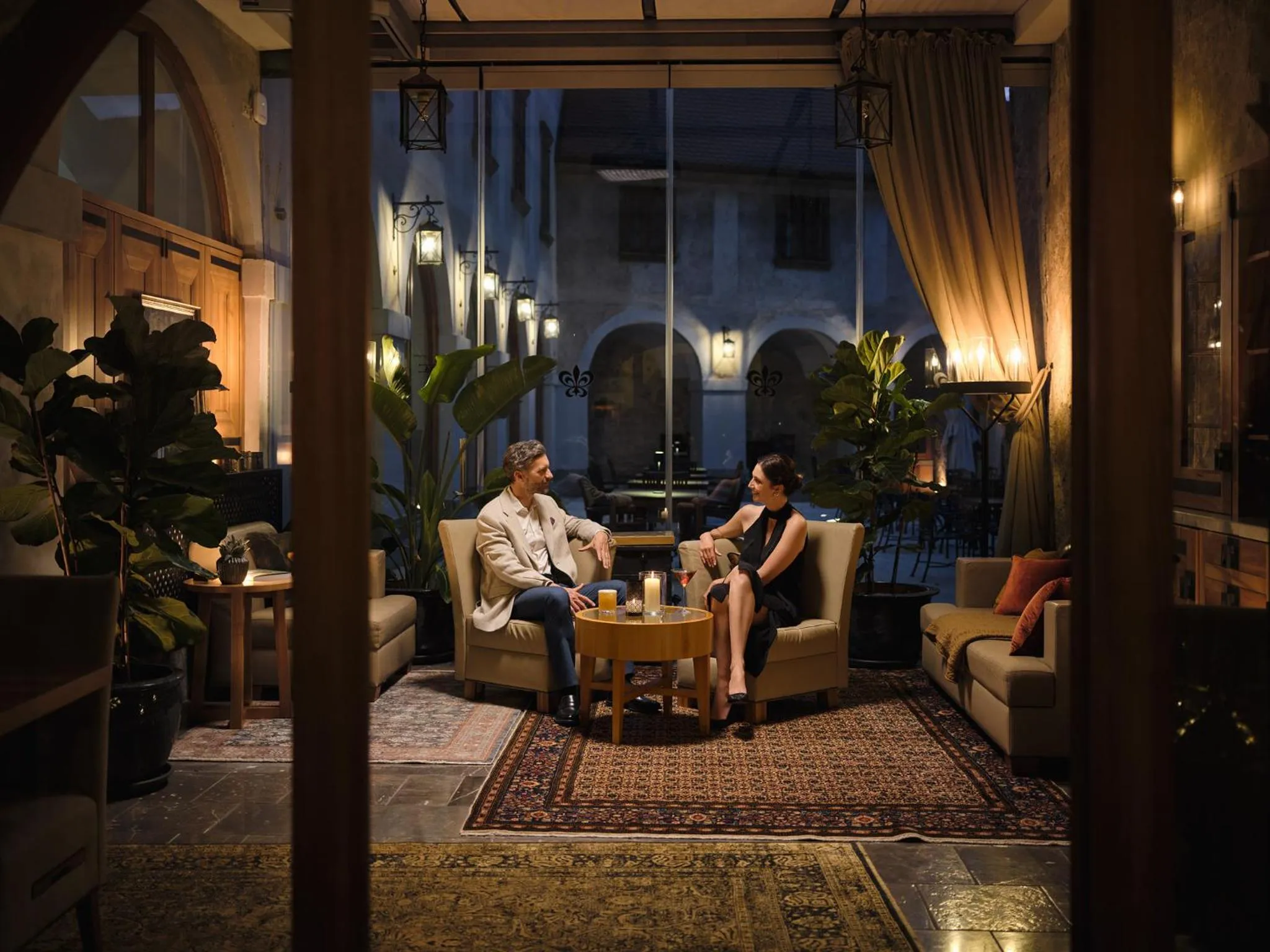 Lounge or bar in Hotel Grad Otočec - Relais Chateaux