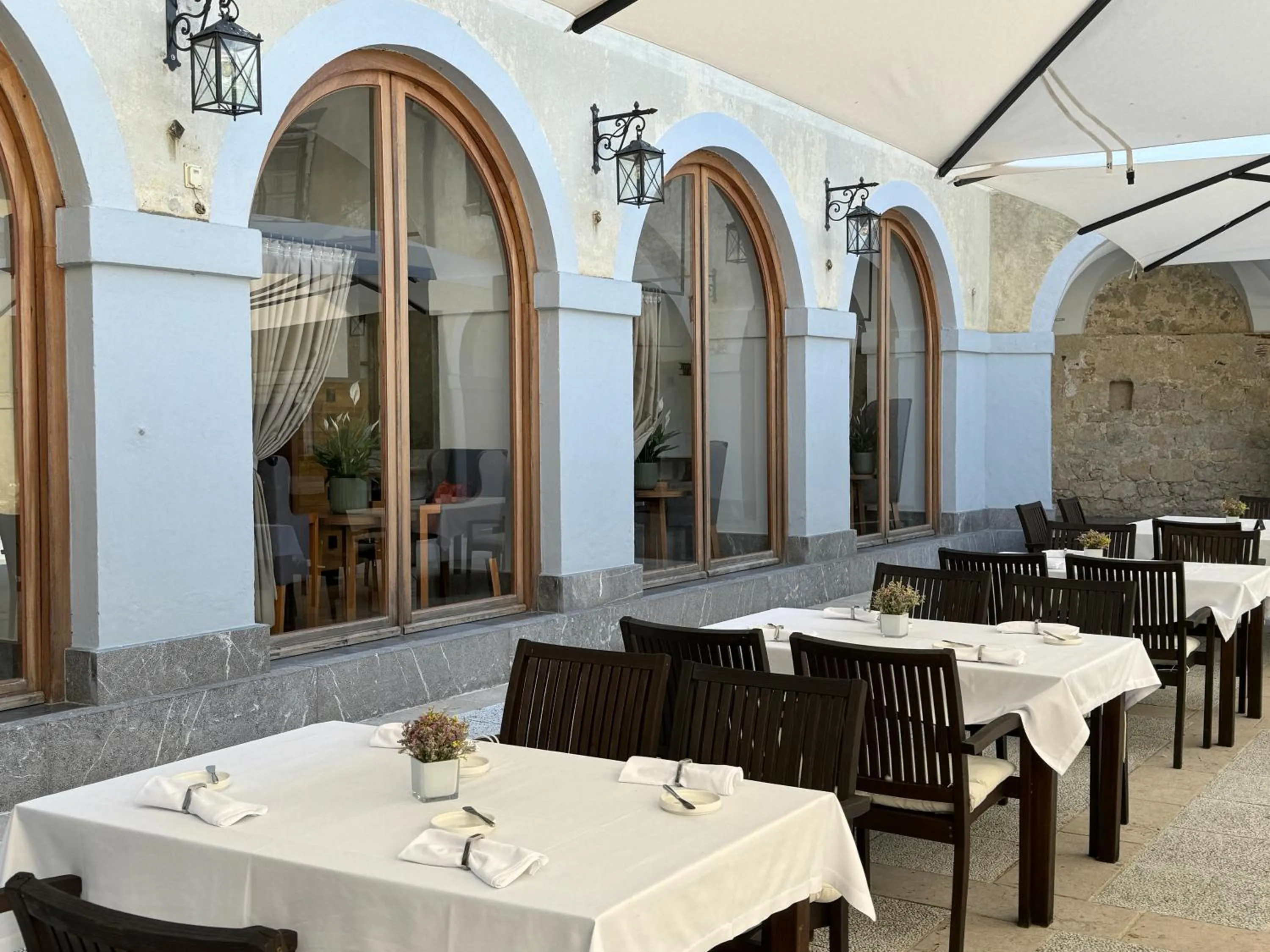 Balcony/Terrace in Hotel Grad Otočec - Relais Chateaux