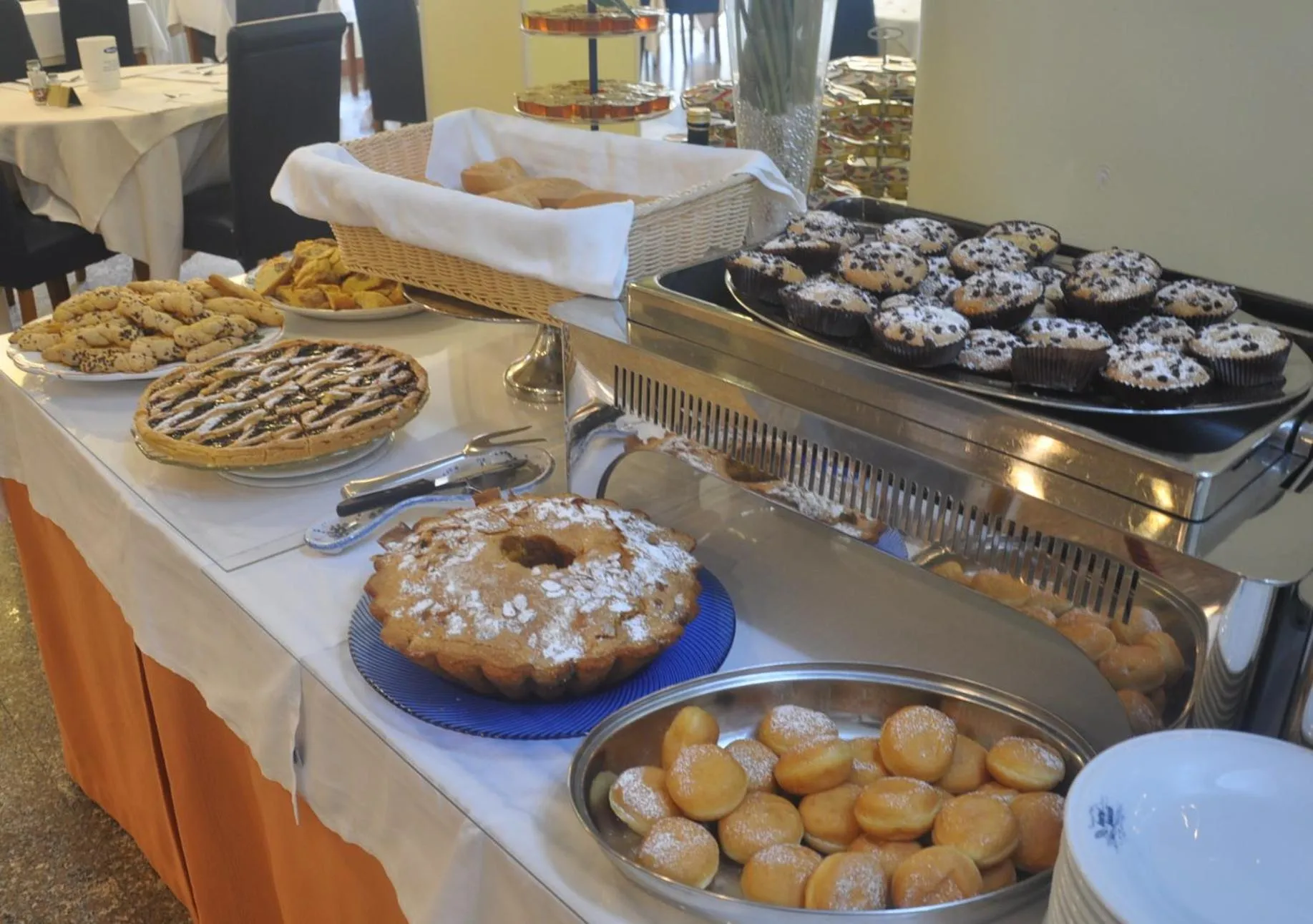 Buffet breakfast in Hotel Beach