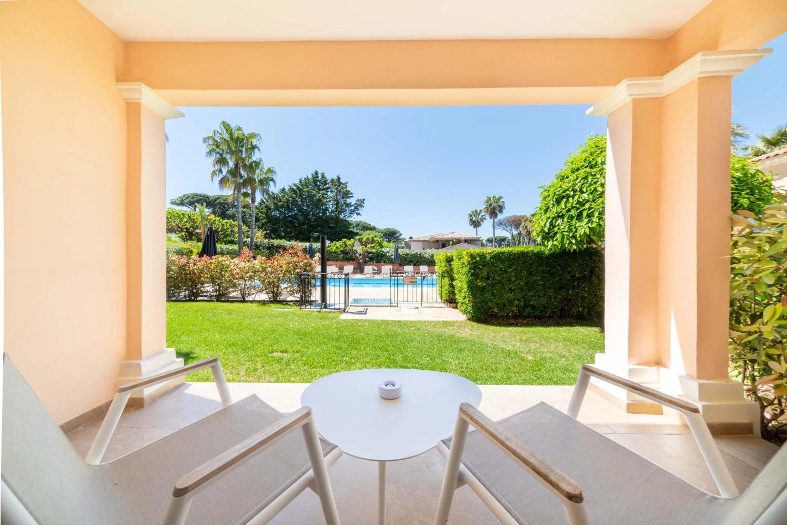 Patio in Hotel Brin d'Azur - Saint Tropez