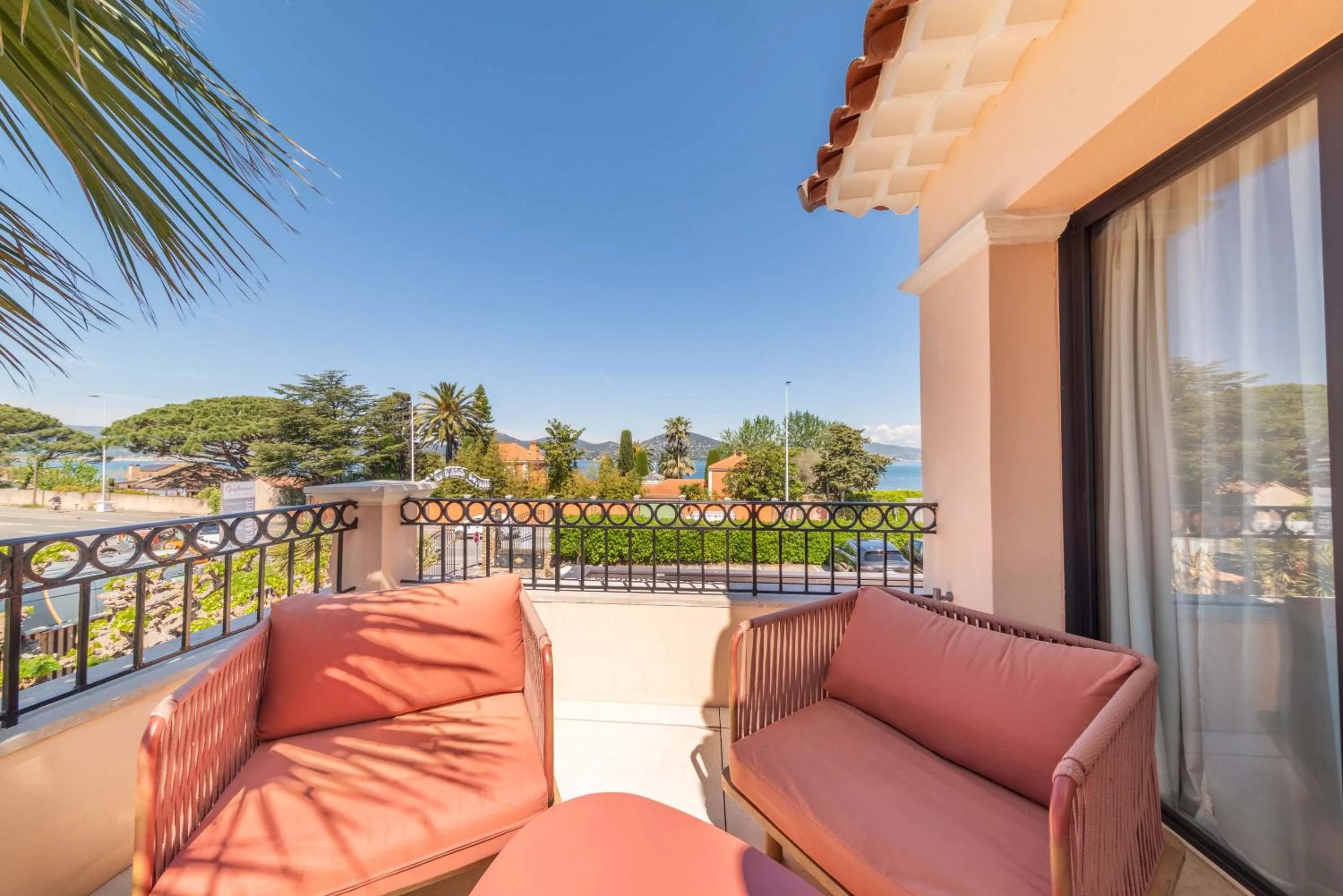 Patio in Hotel Brin d'Azur - Saint Tropez