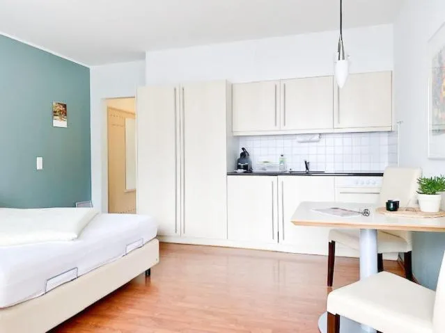 Kitchen or kitchenette, Bed in Ahrtal Apartments