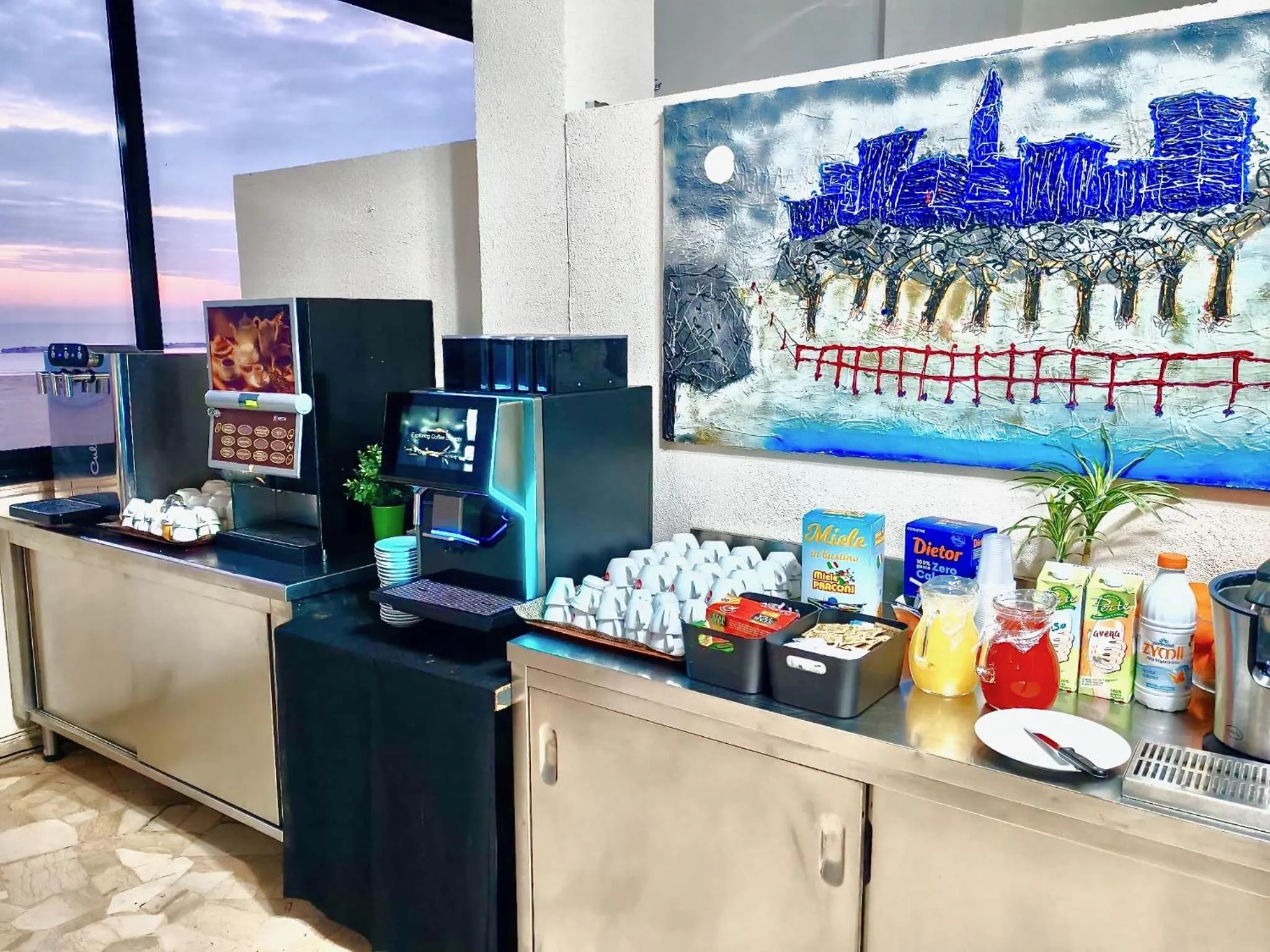 Buffet breakfast in Hotel Blumen