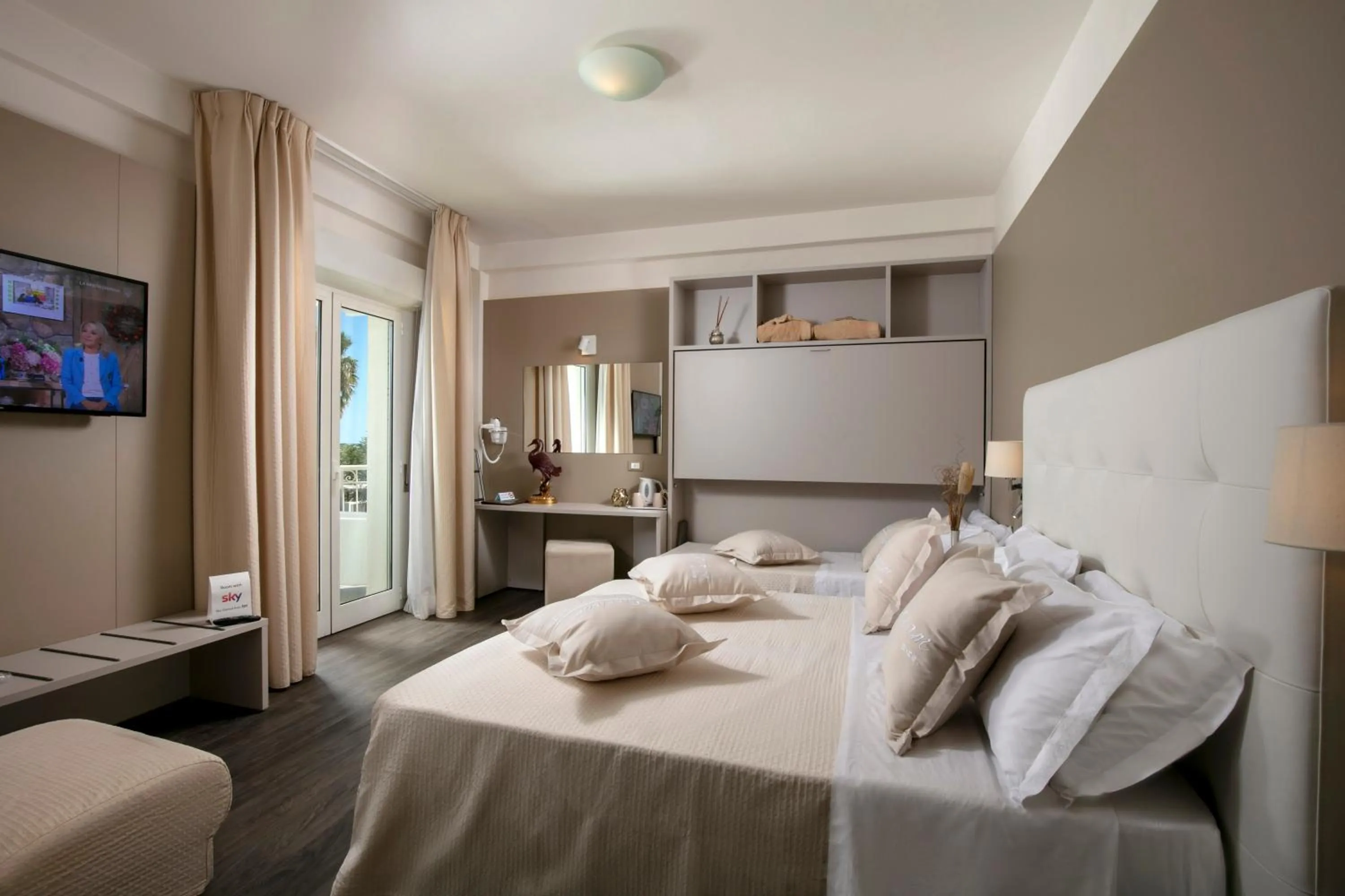 Bed in Hotel Ca' Bianca