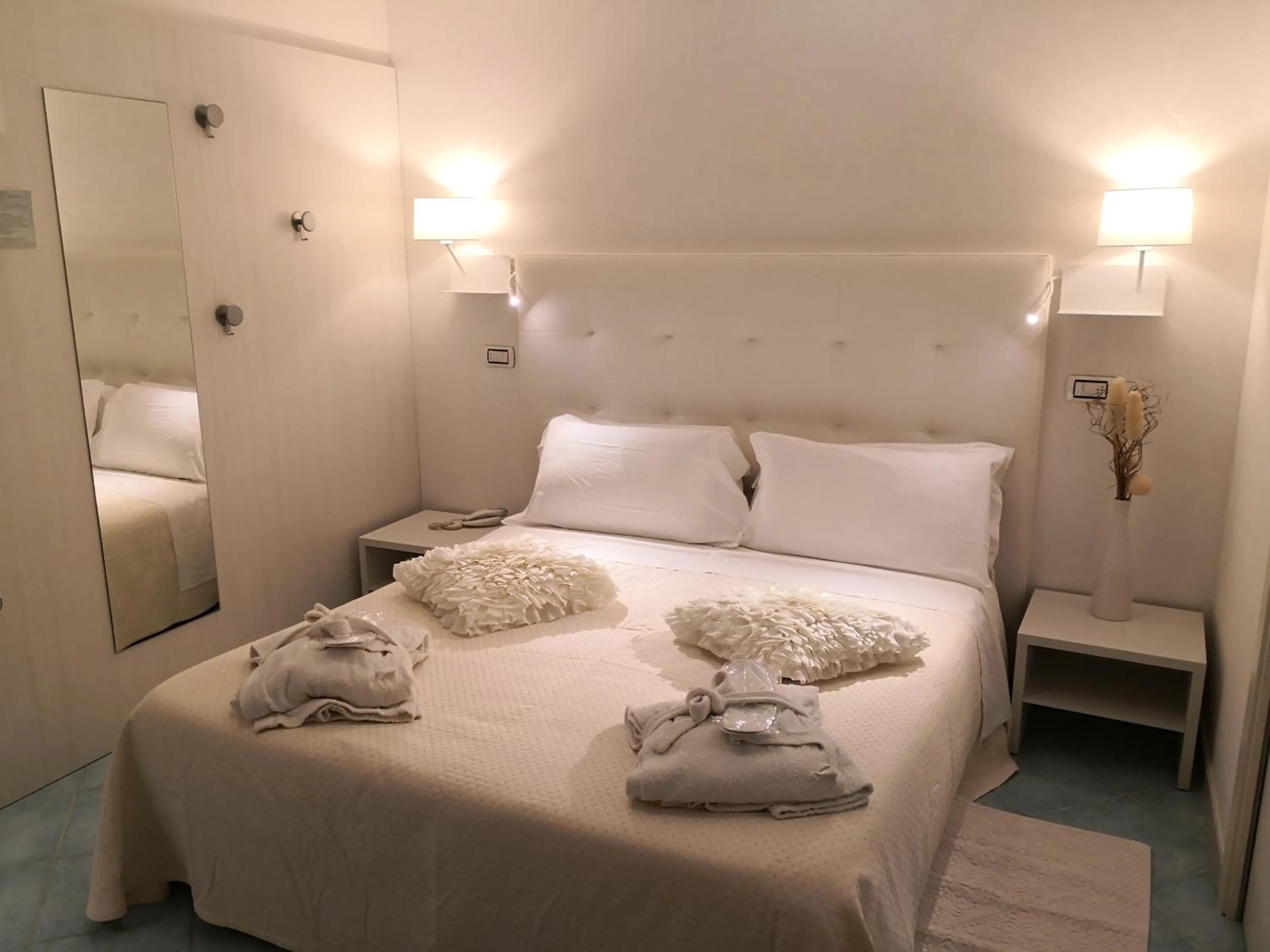 Bed in Hotel Ca' Bianca