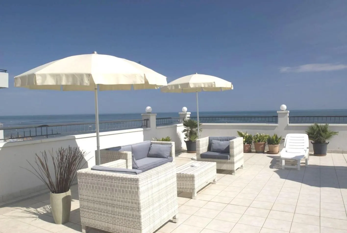 Patio in Hotel Ca' Bianca