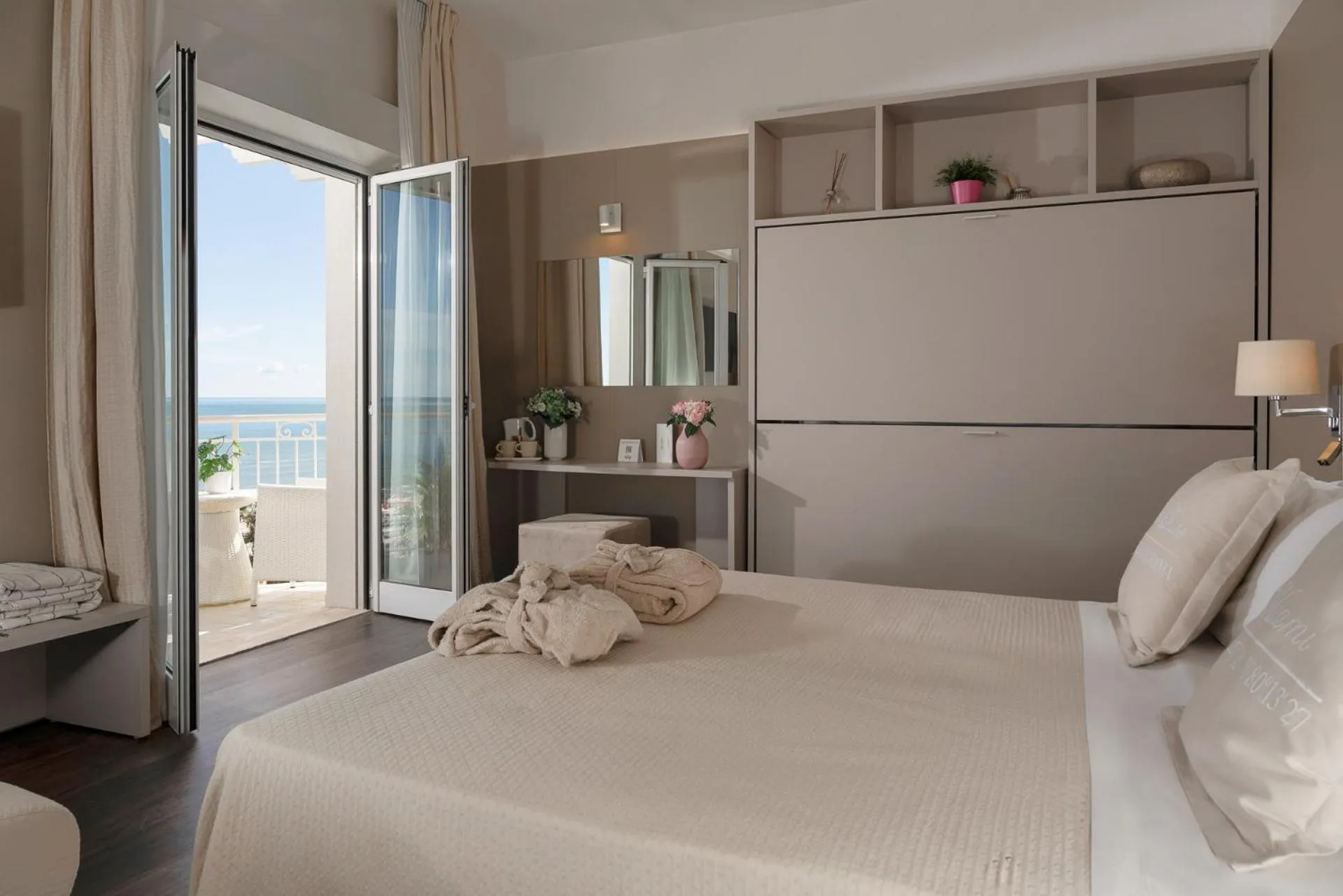 Bed in Hotel Ca' Bianca