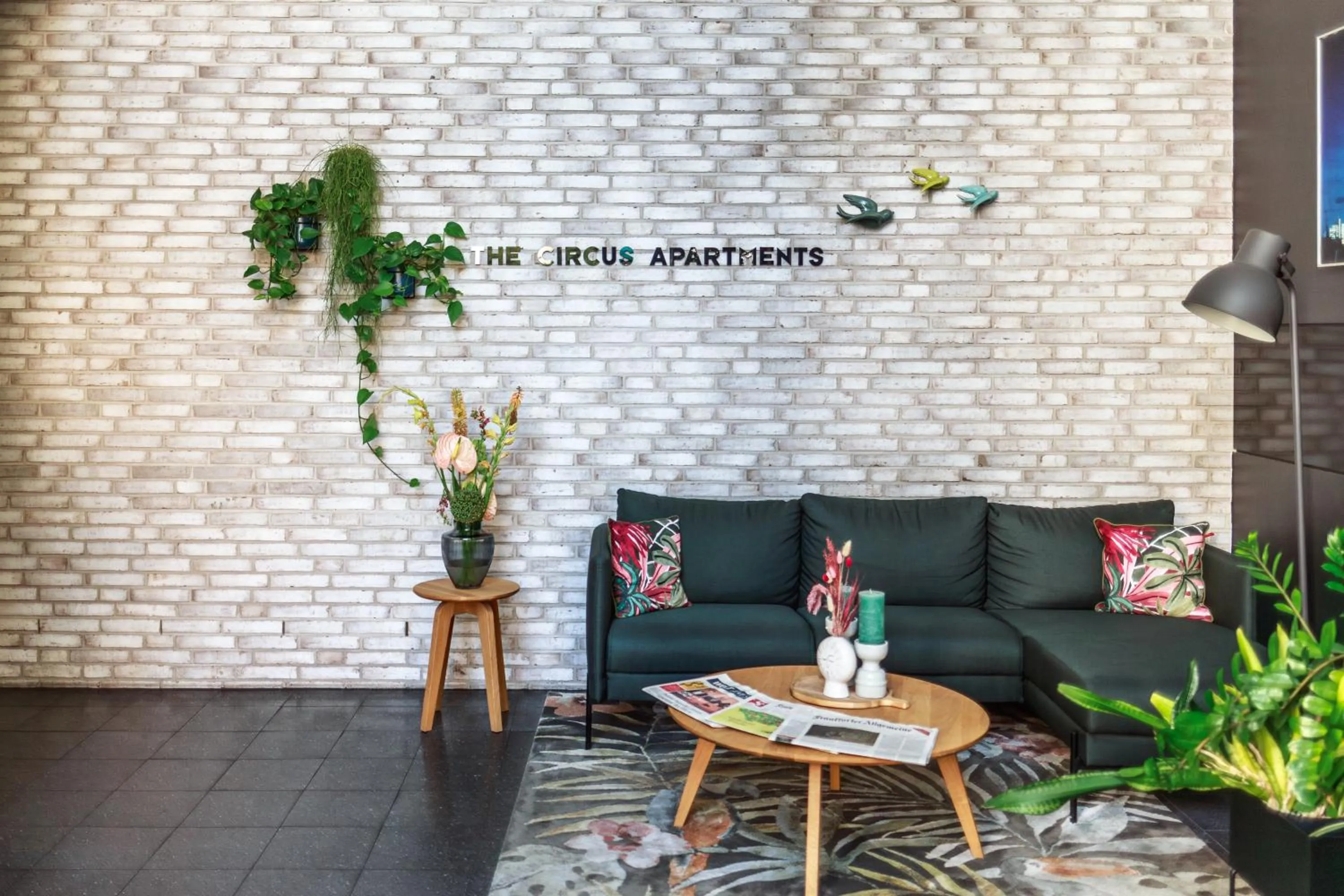 Facade/entrance in The Circus Apartments