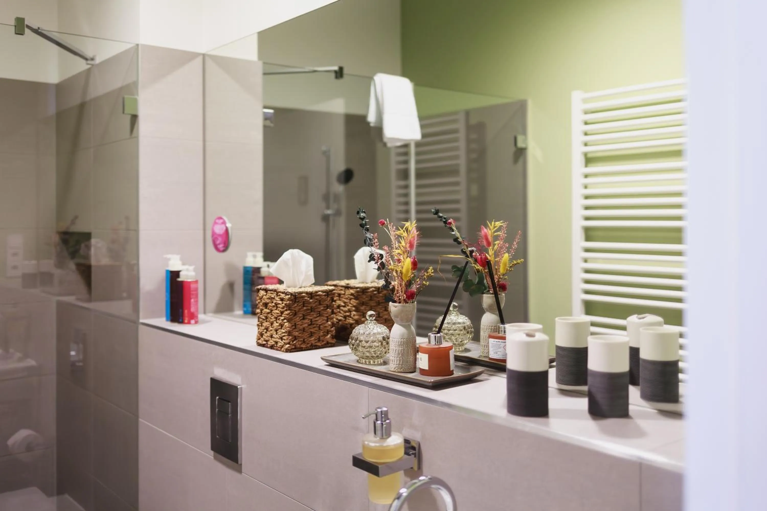 Shower in The Circus Apartments