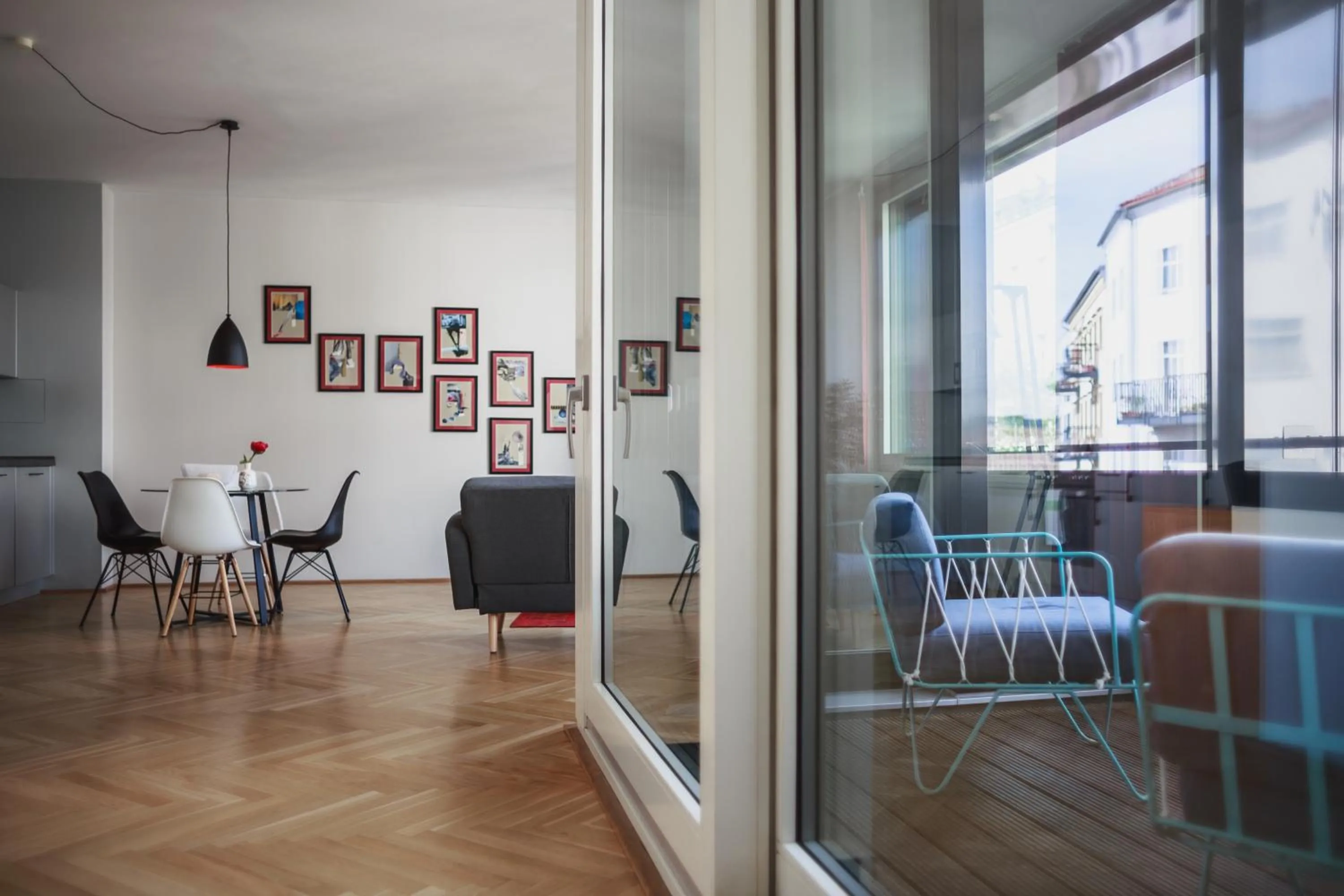 Balcony/Terrace in The Circus Apartments