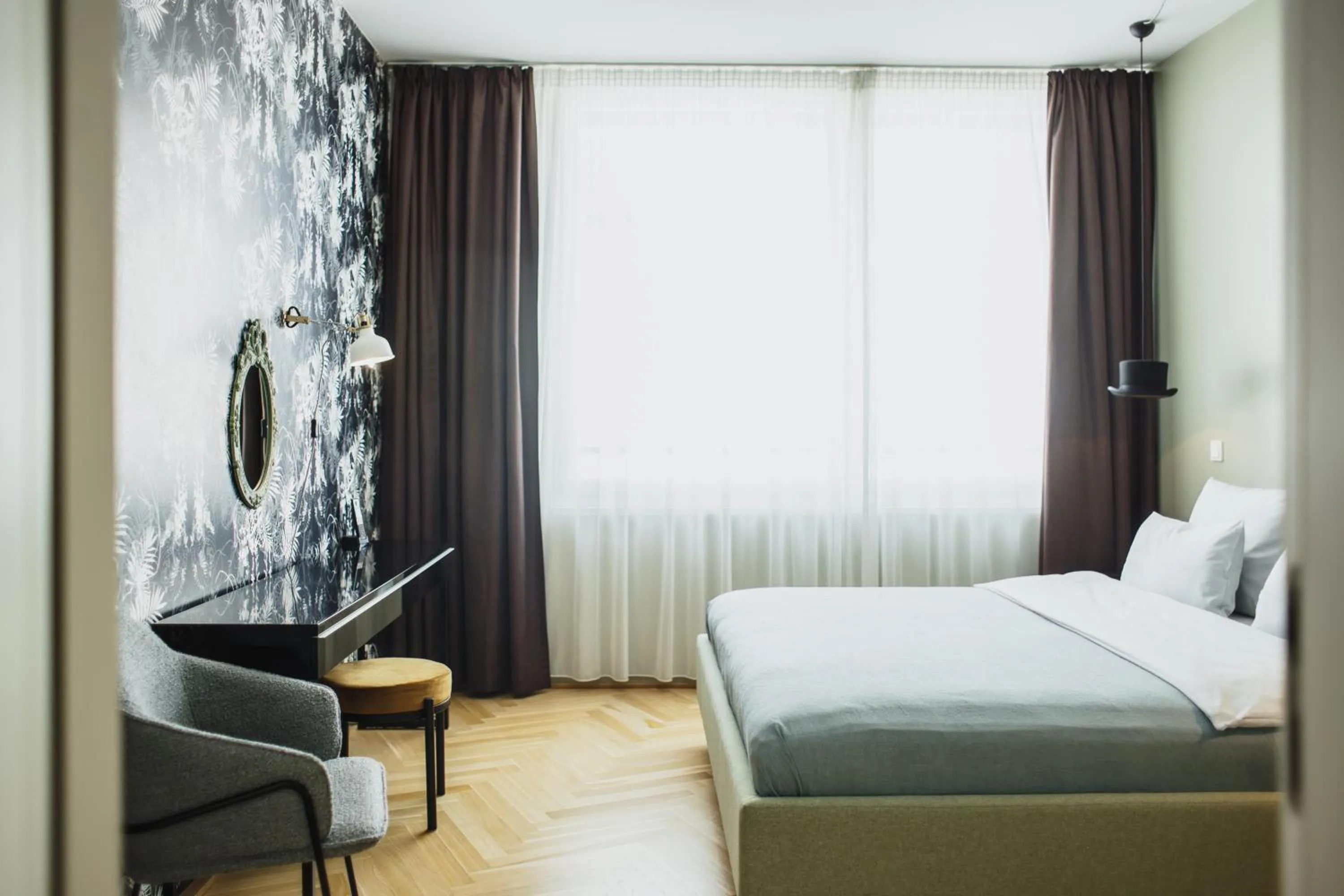 Bed in The Circus Apartments