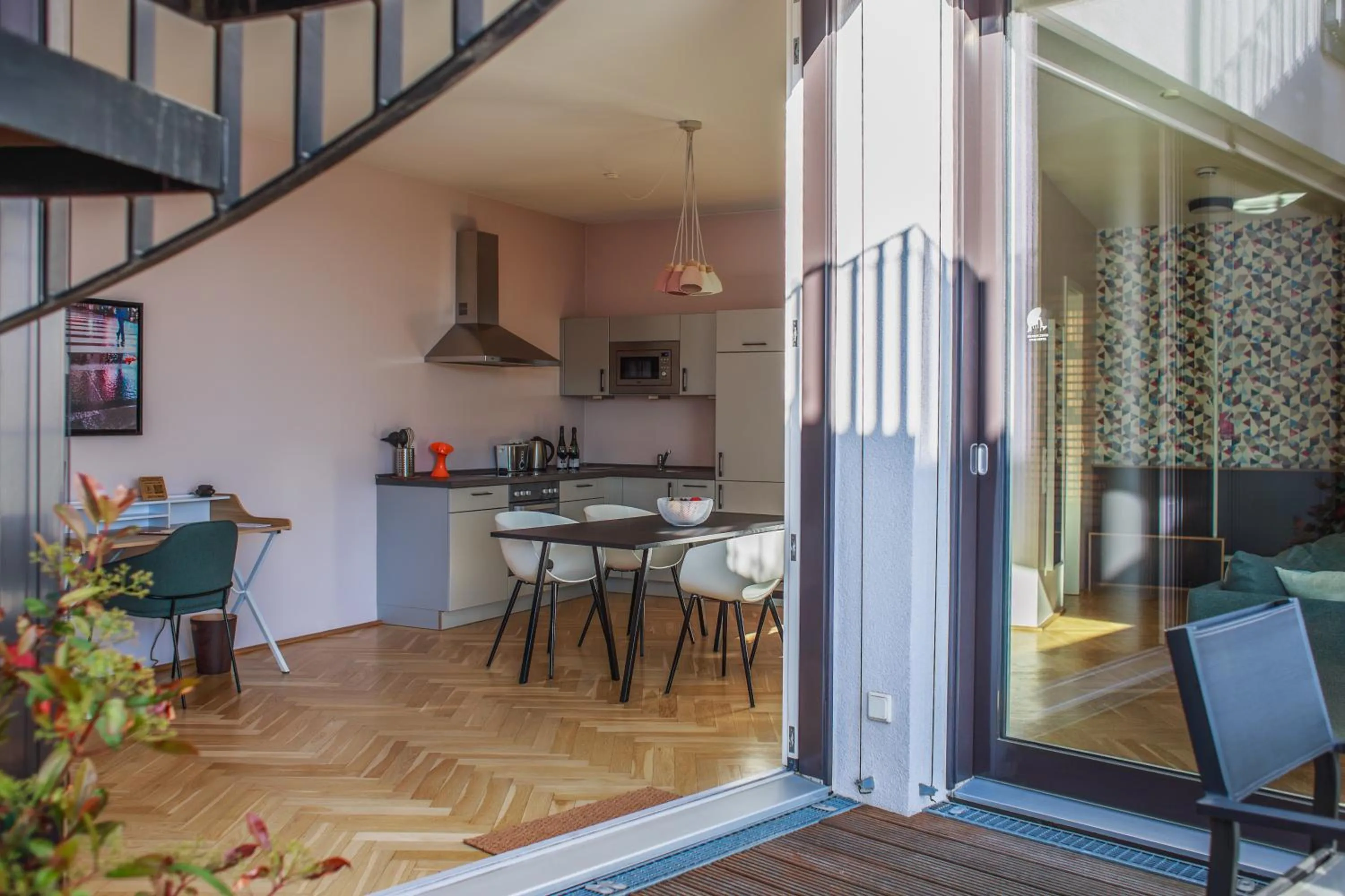 Balcony/Terrace in The Circus Apartments