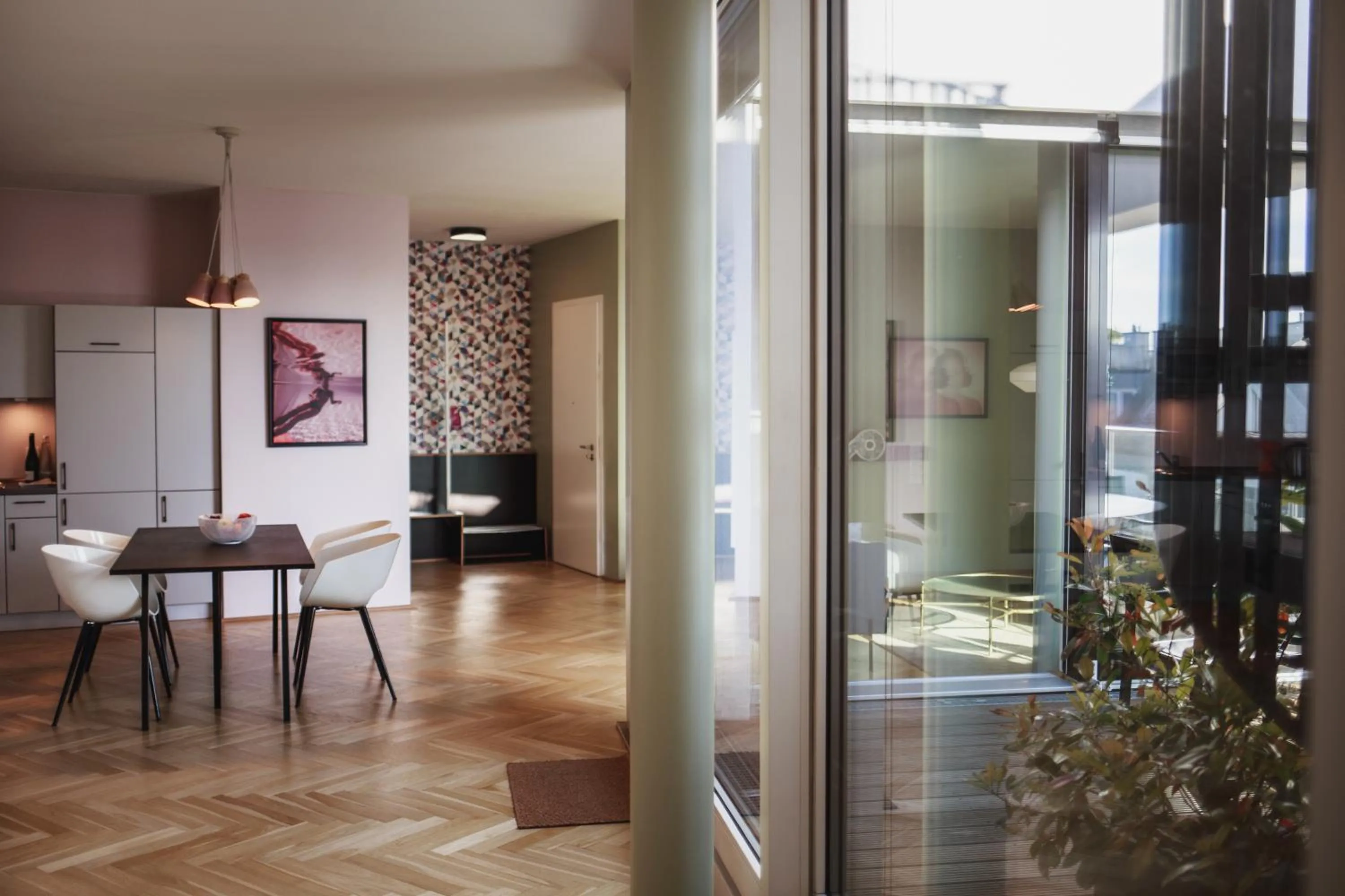 Balcony/Terrace in The Circus Apartments