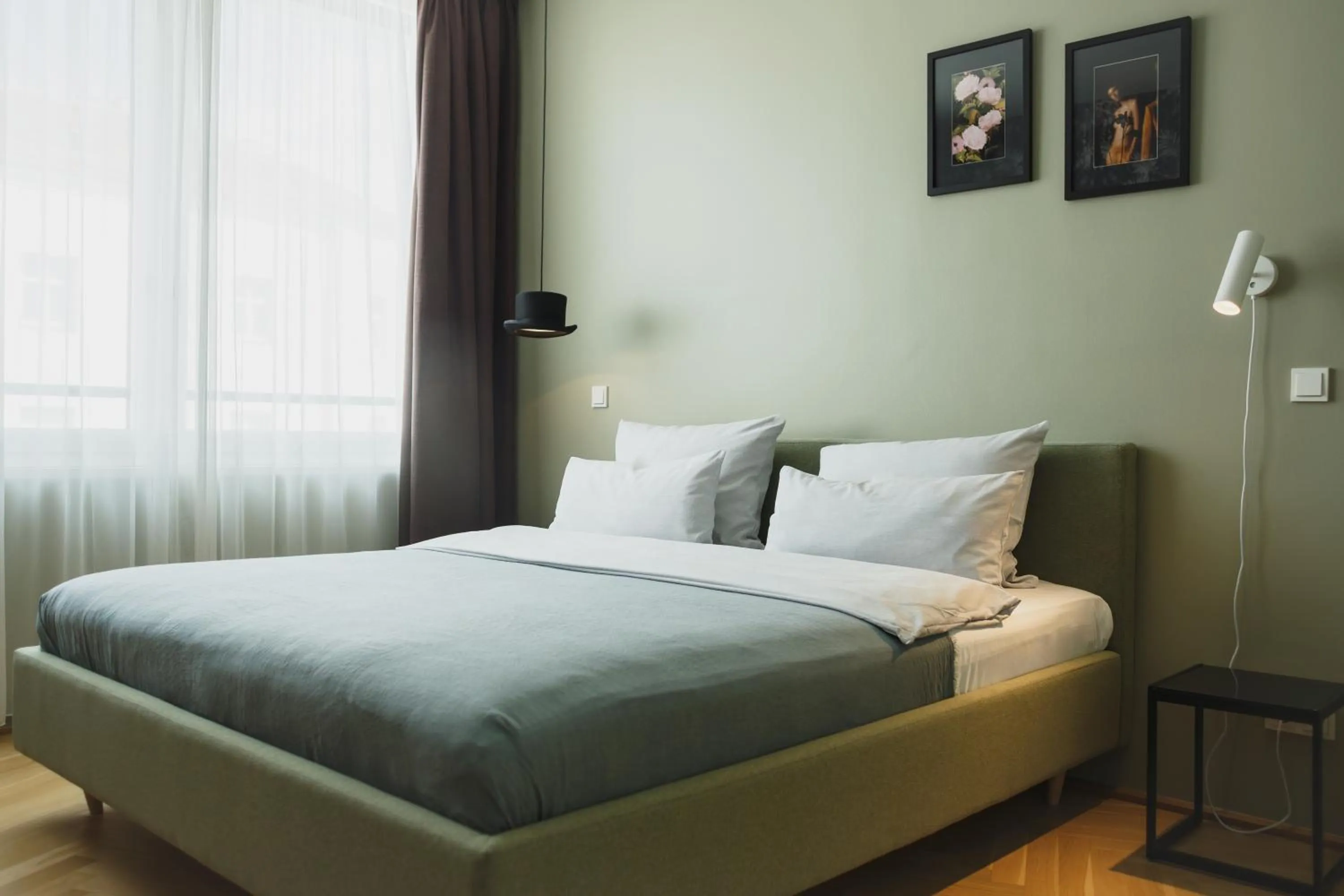 Bed in The Circus Apartments