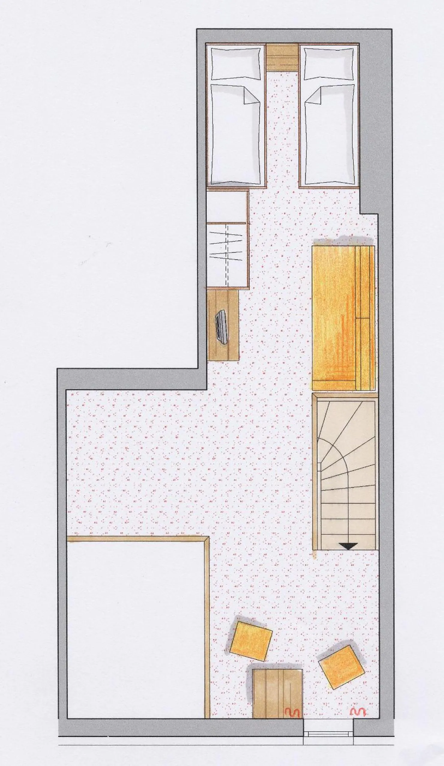 Floor plan in Rimlhof by A CASA