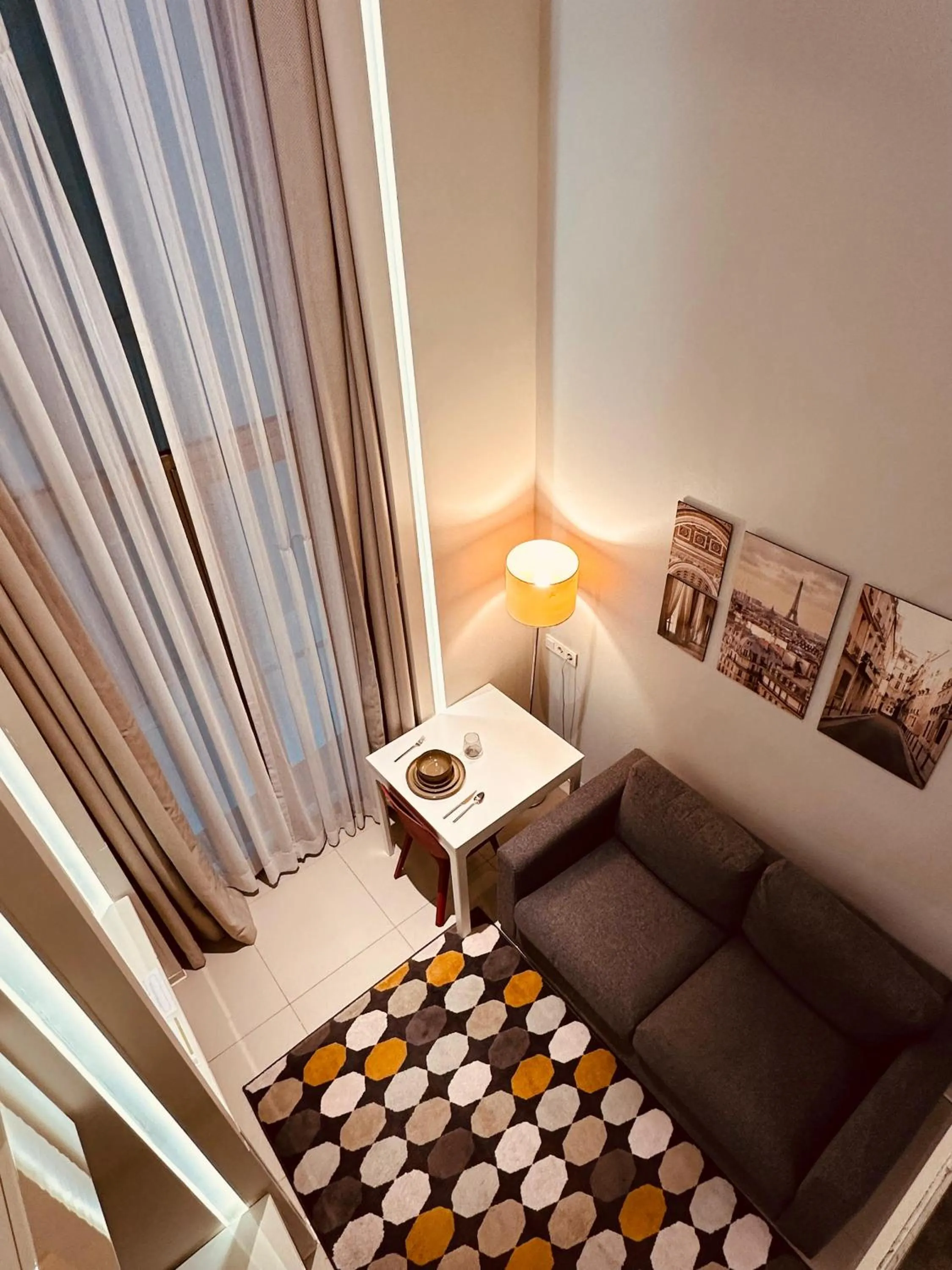 Living room in Ortakoy Aparts