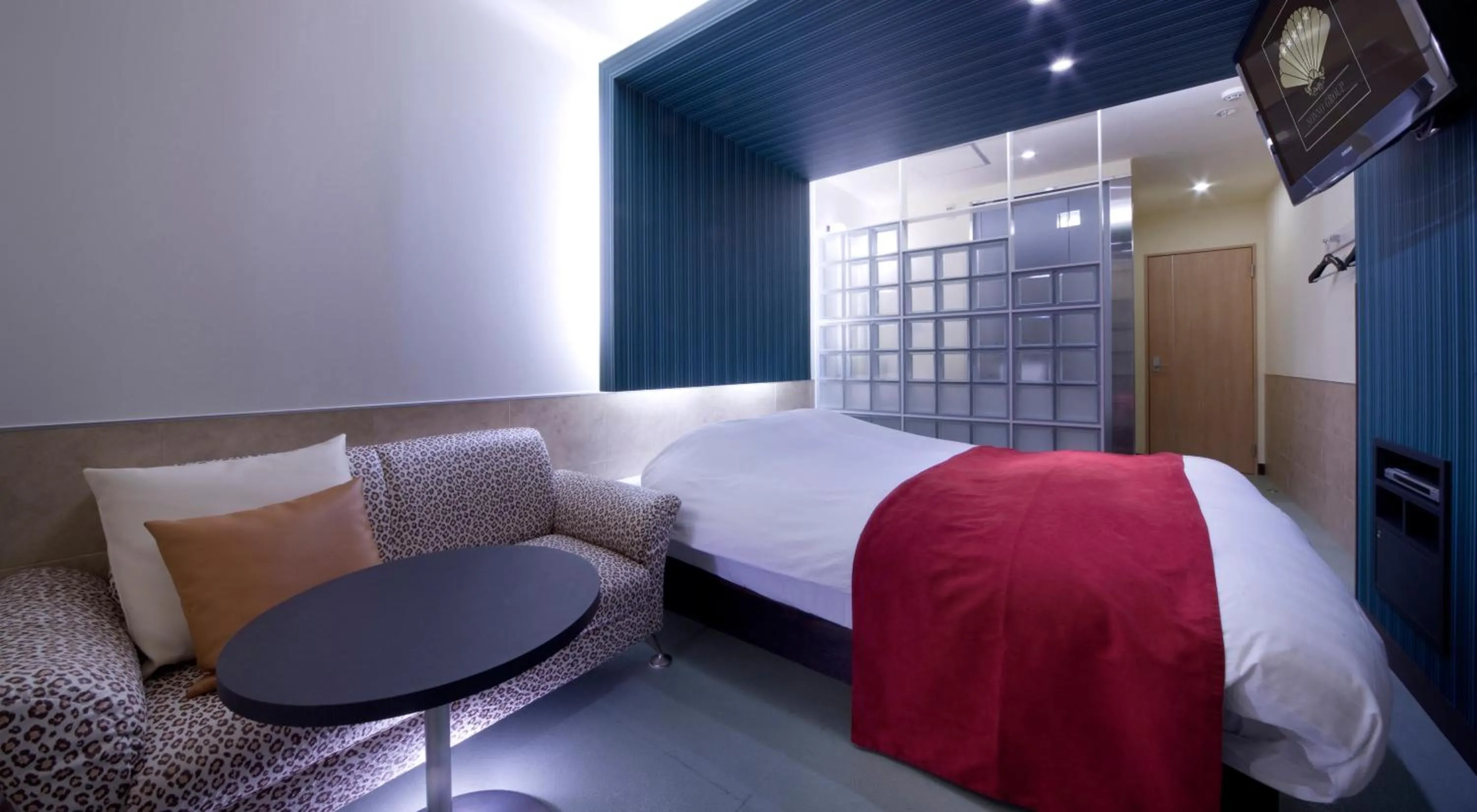 Bed in Hotel Glow Yokkaichi (Adult Only)