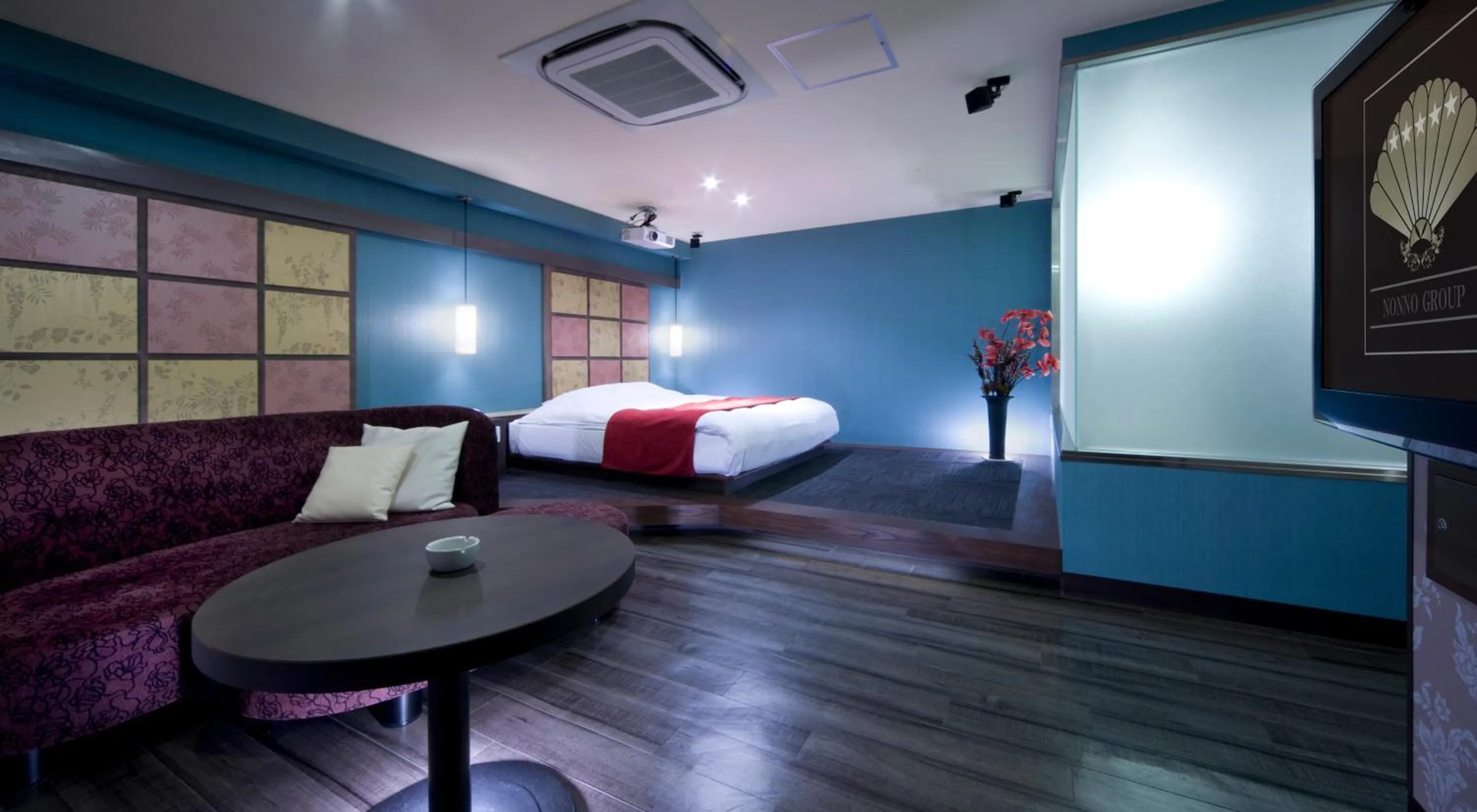 Bed in Hotel Glow Yokkaichi (Adult Only)