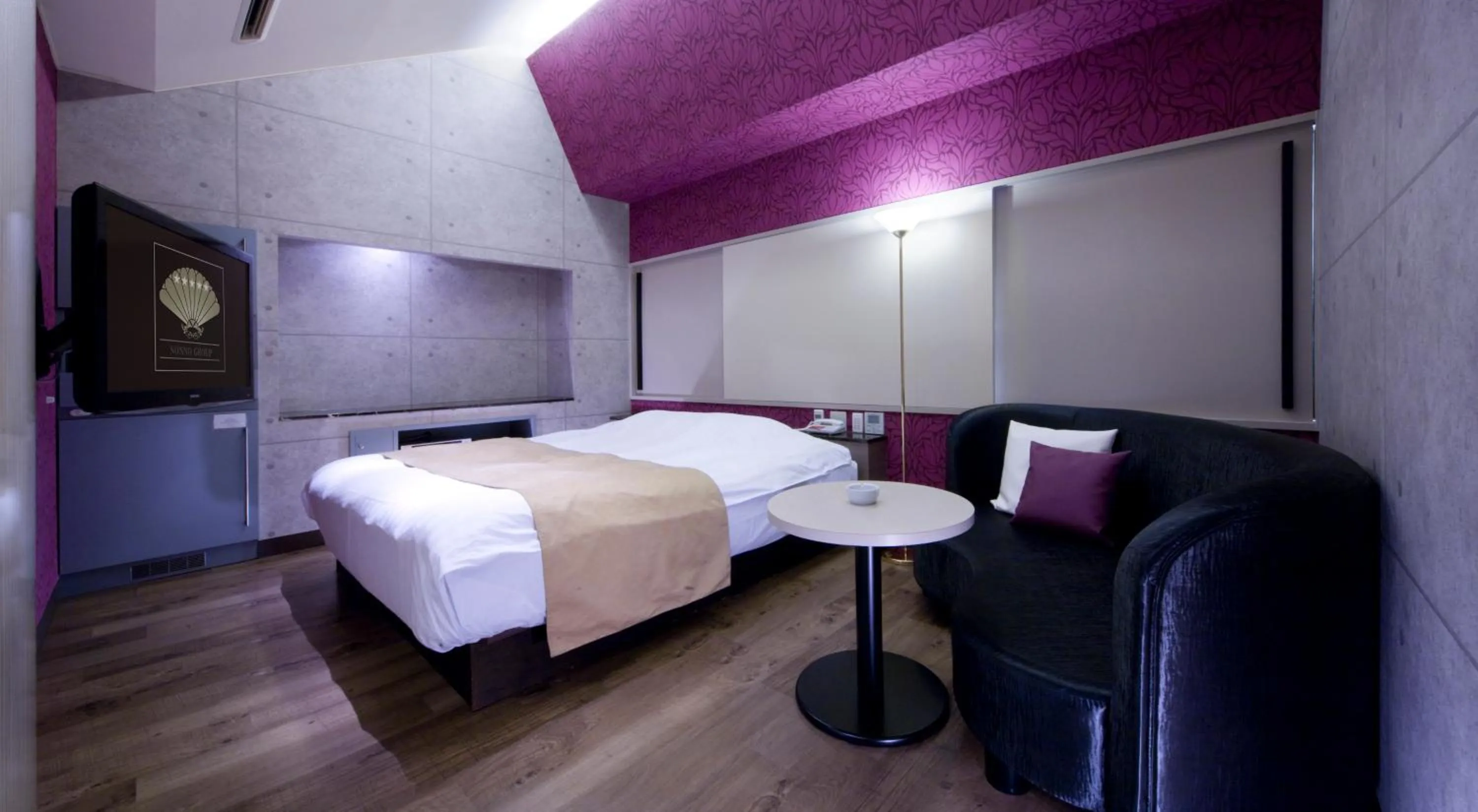 Bed in Hotel Glow Yokkaichi (Adult Only)