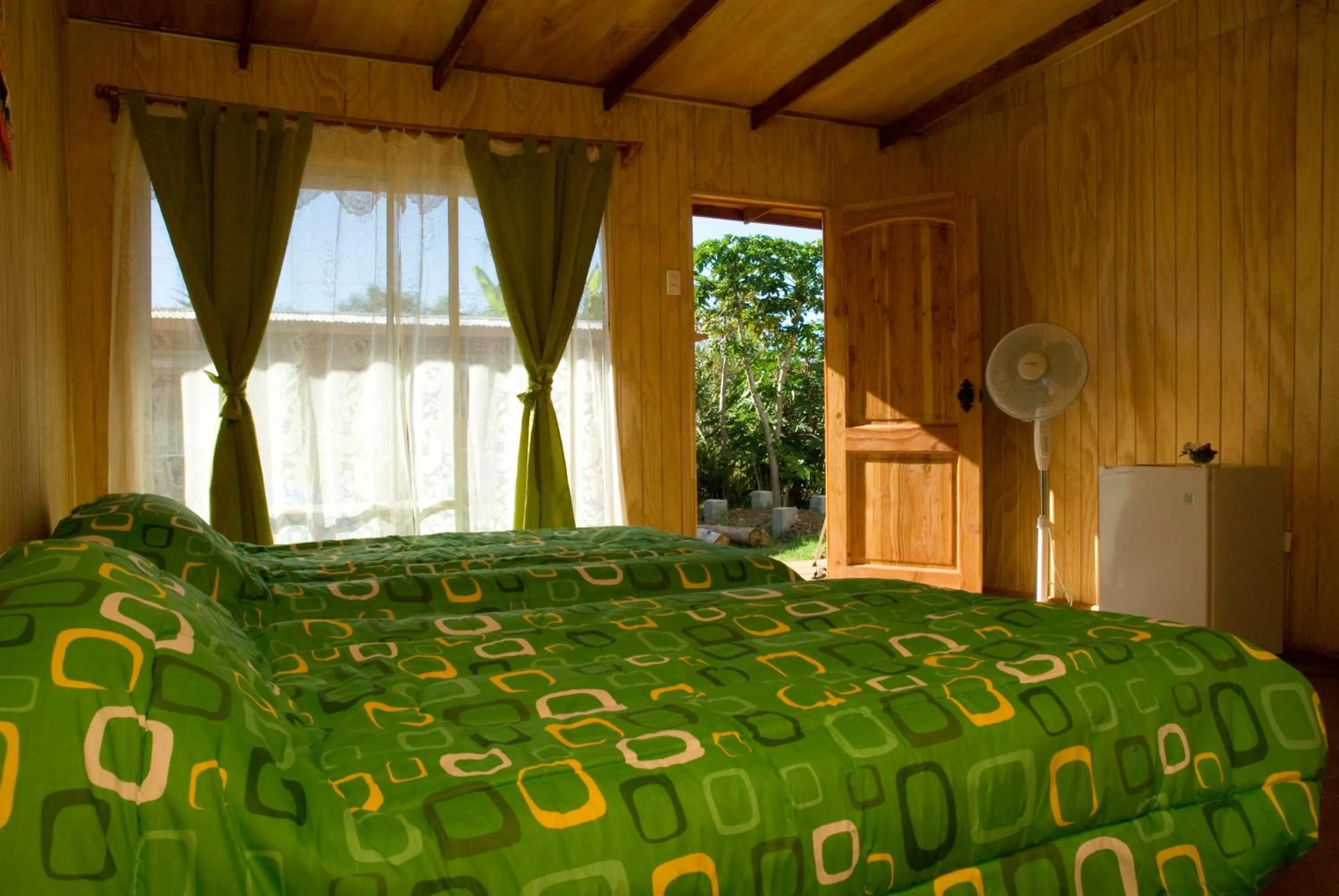 Bed in Kaimana Inn Rapa Nui