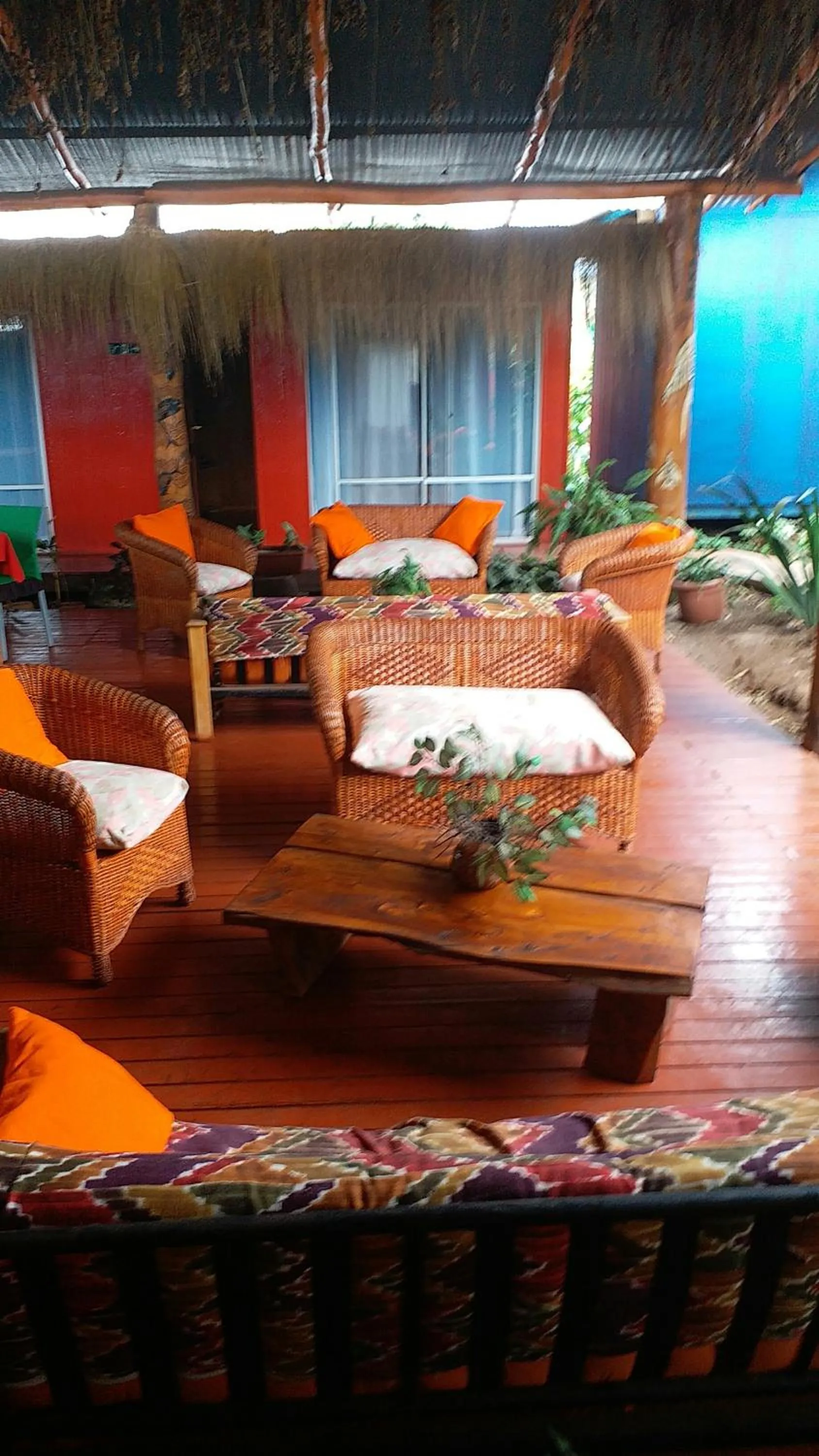 Patio in Kaimana Inn Rapa Nui