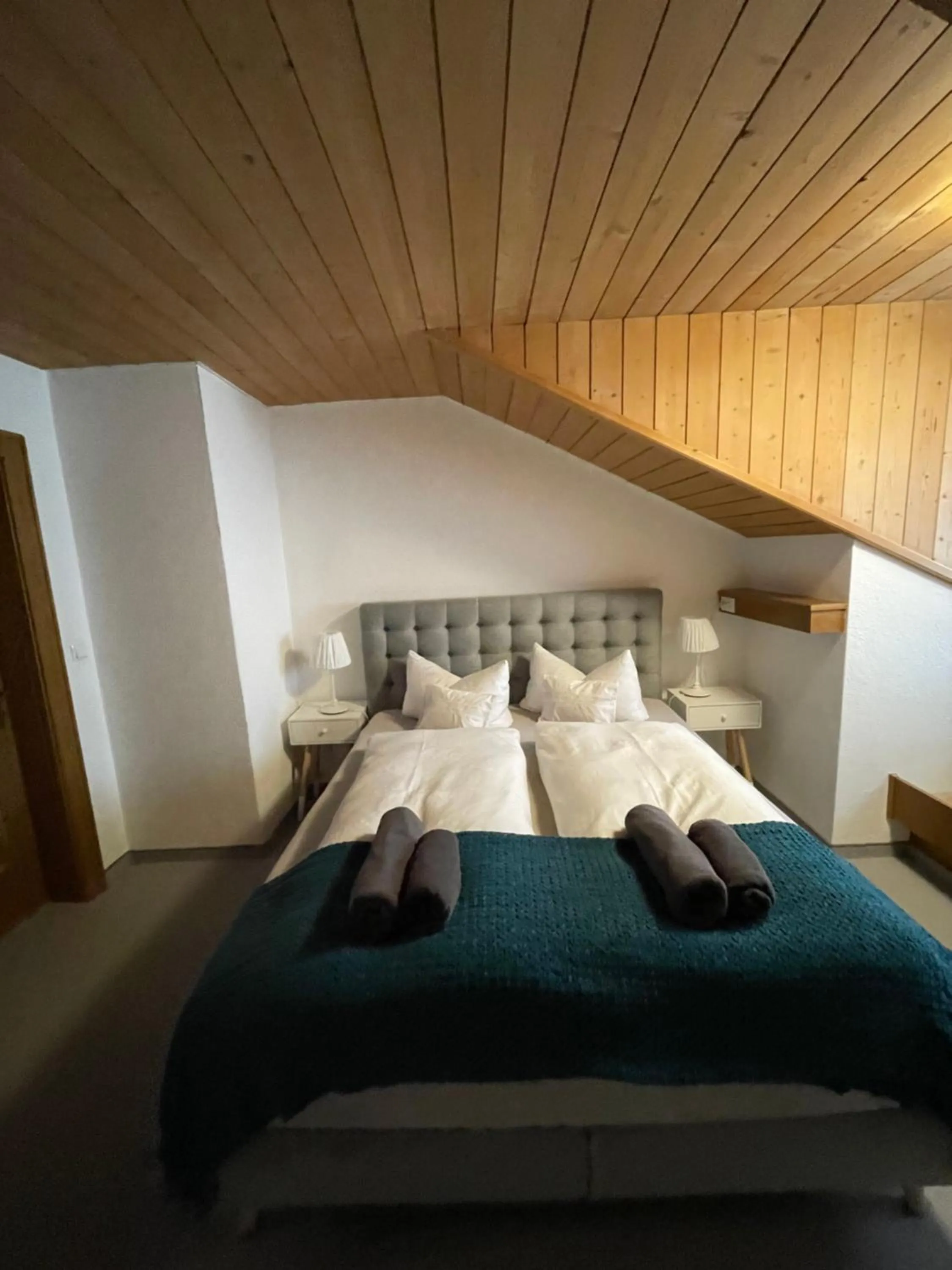 Bedroom, Bed in Apart Sonnenheim
