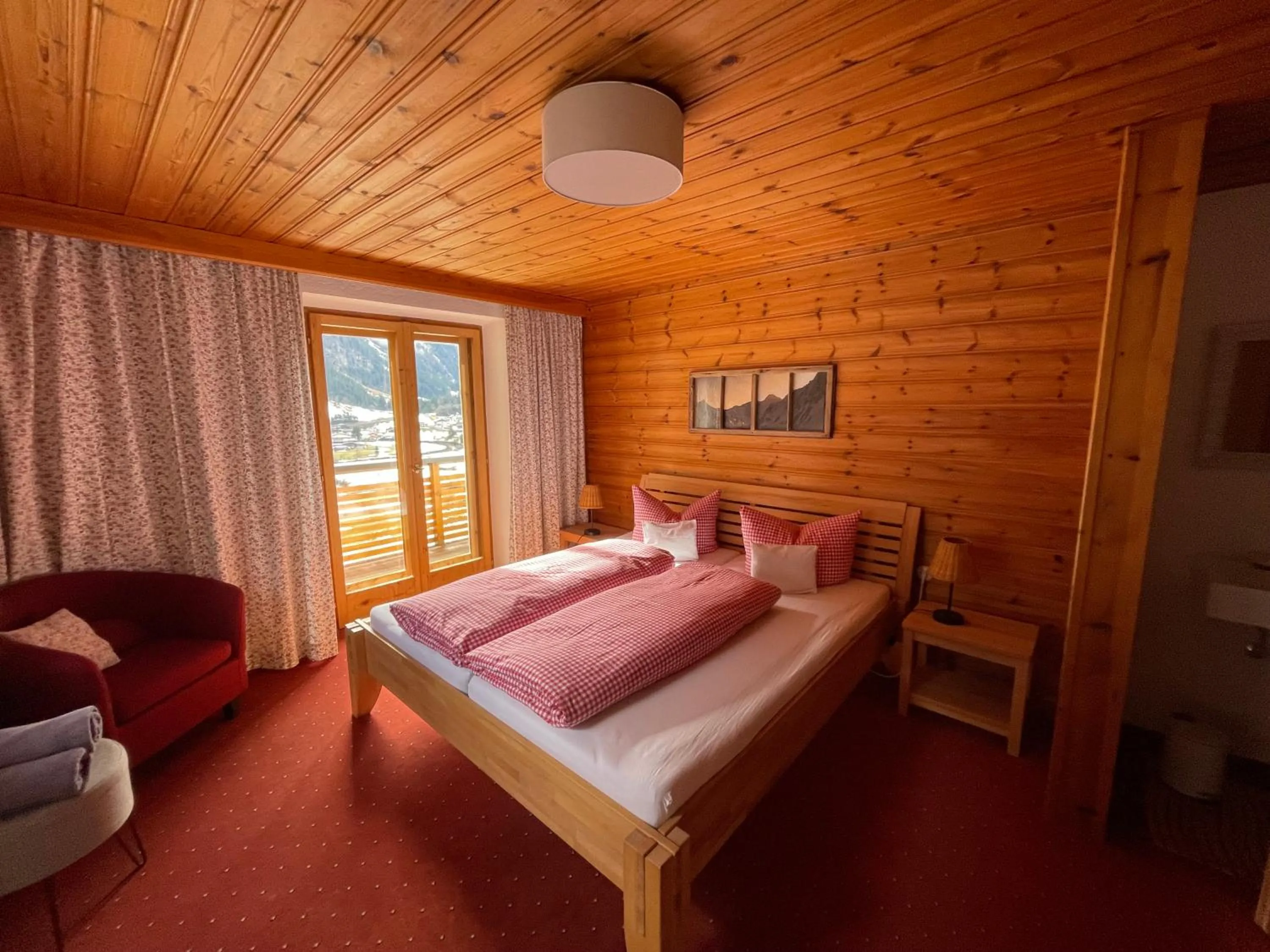 Bedroom, Bed in Apart Sonnenheim