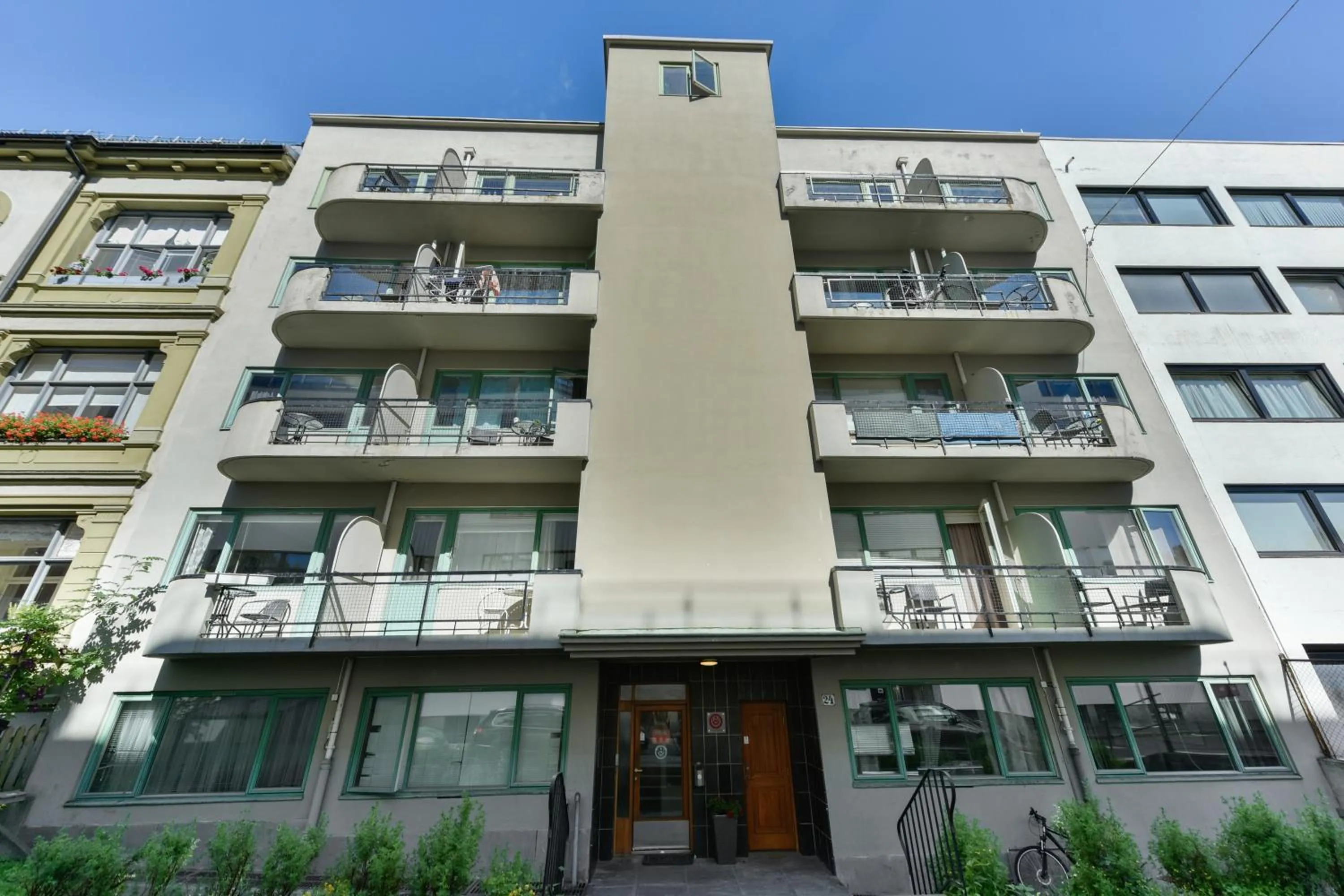 Facade/entrance in Forenom Serviced Apartments Oslo Rosenborg