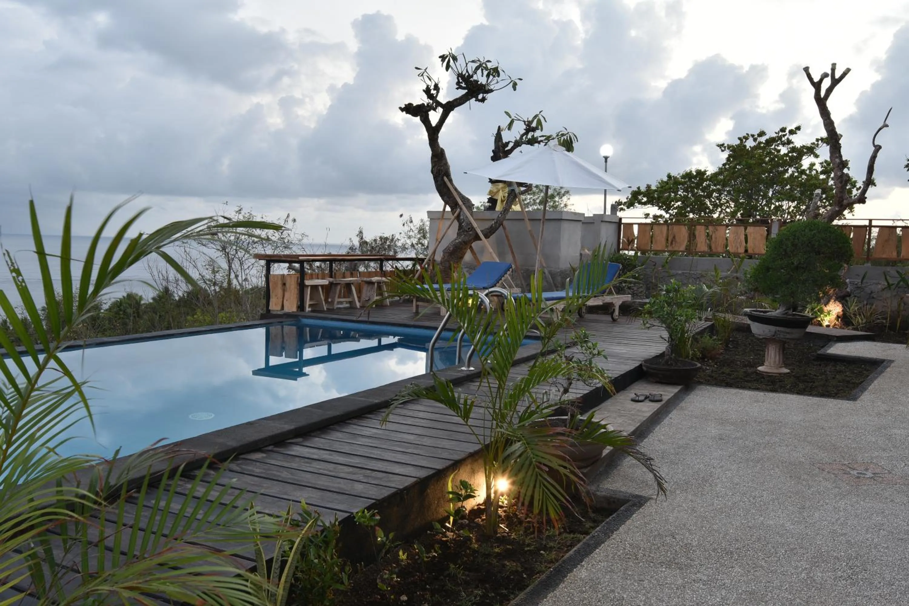 Swimming pool in Daphila Cottage
