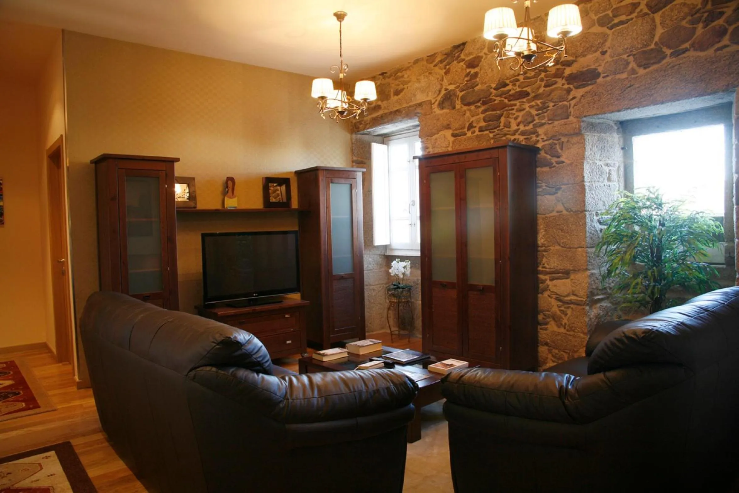 Living room in Hotel Casa de Caldelas