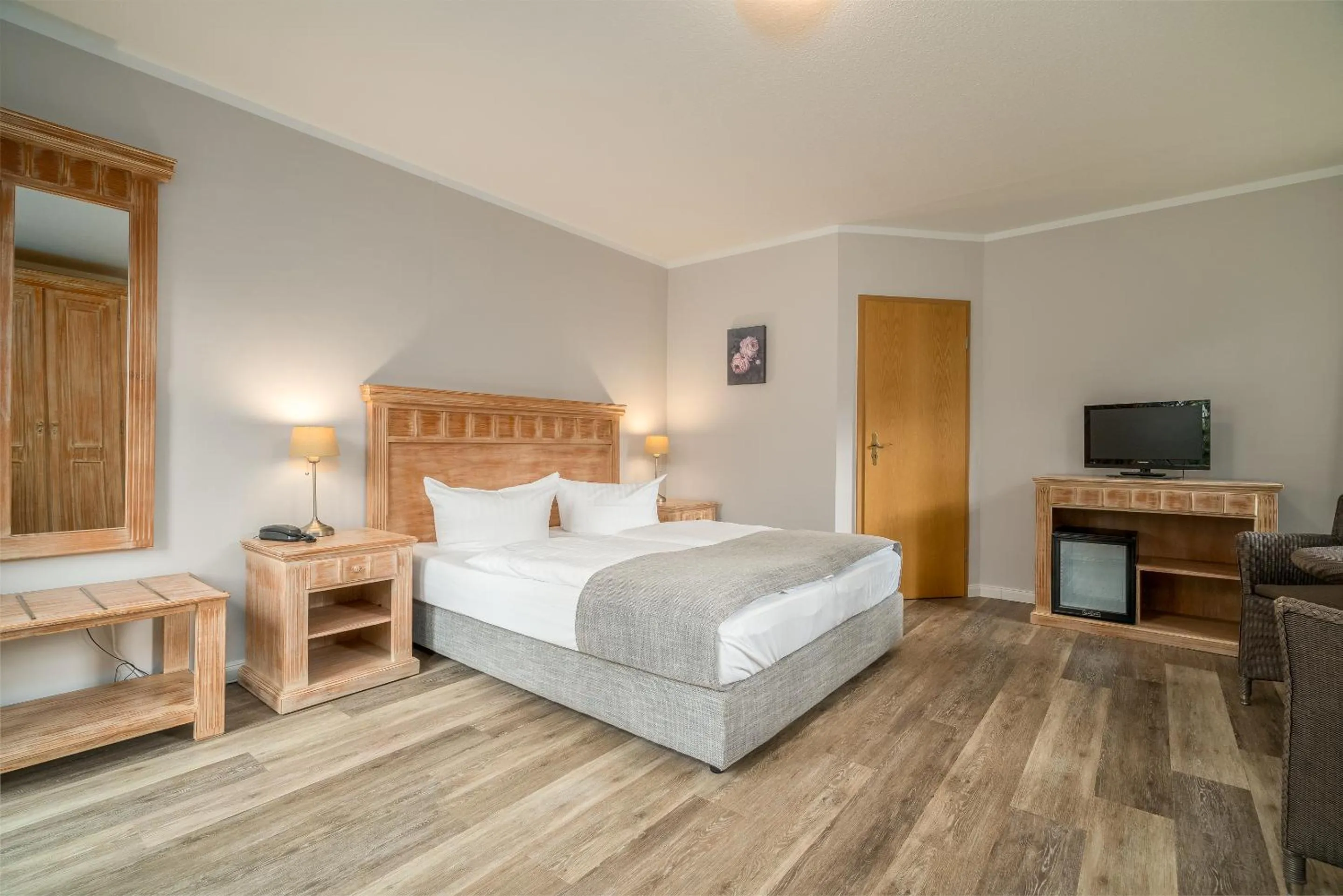 Photo of the whole room, Bed in Hotel Müritz-Park