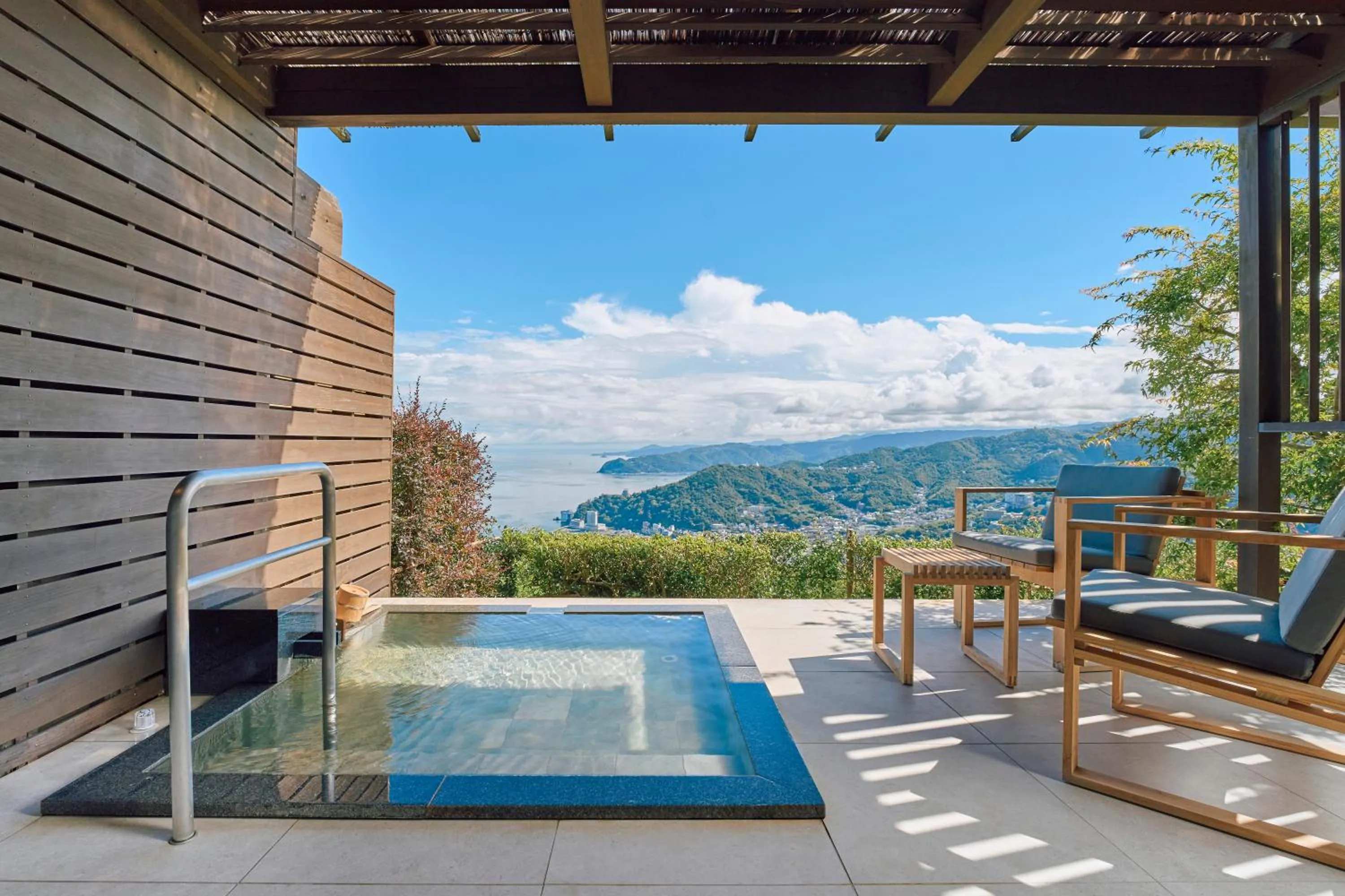 Open Air Bath in Hotel Grand Bach Atami Crescendo