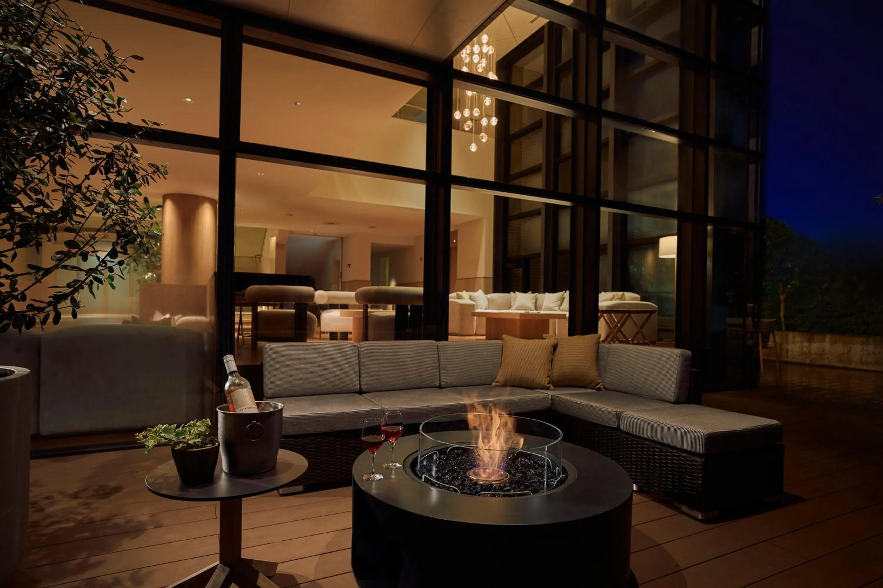 Balcony/Terrace in Hotel Grand Bach Atami Crescendo