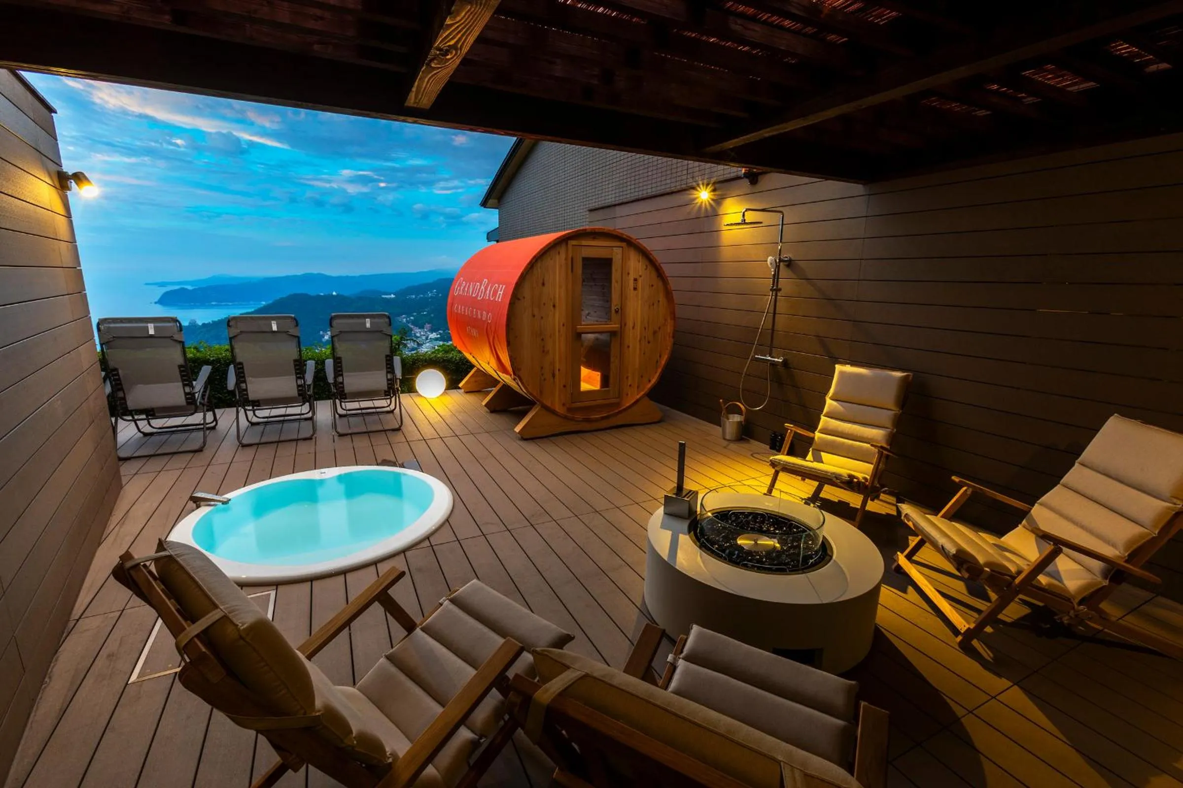 Sauna in Hotel Grand Bach Atami Crescendo