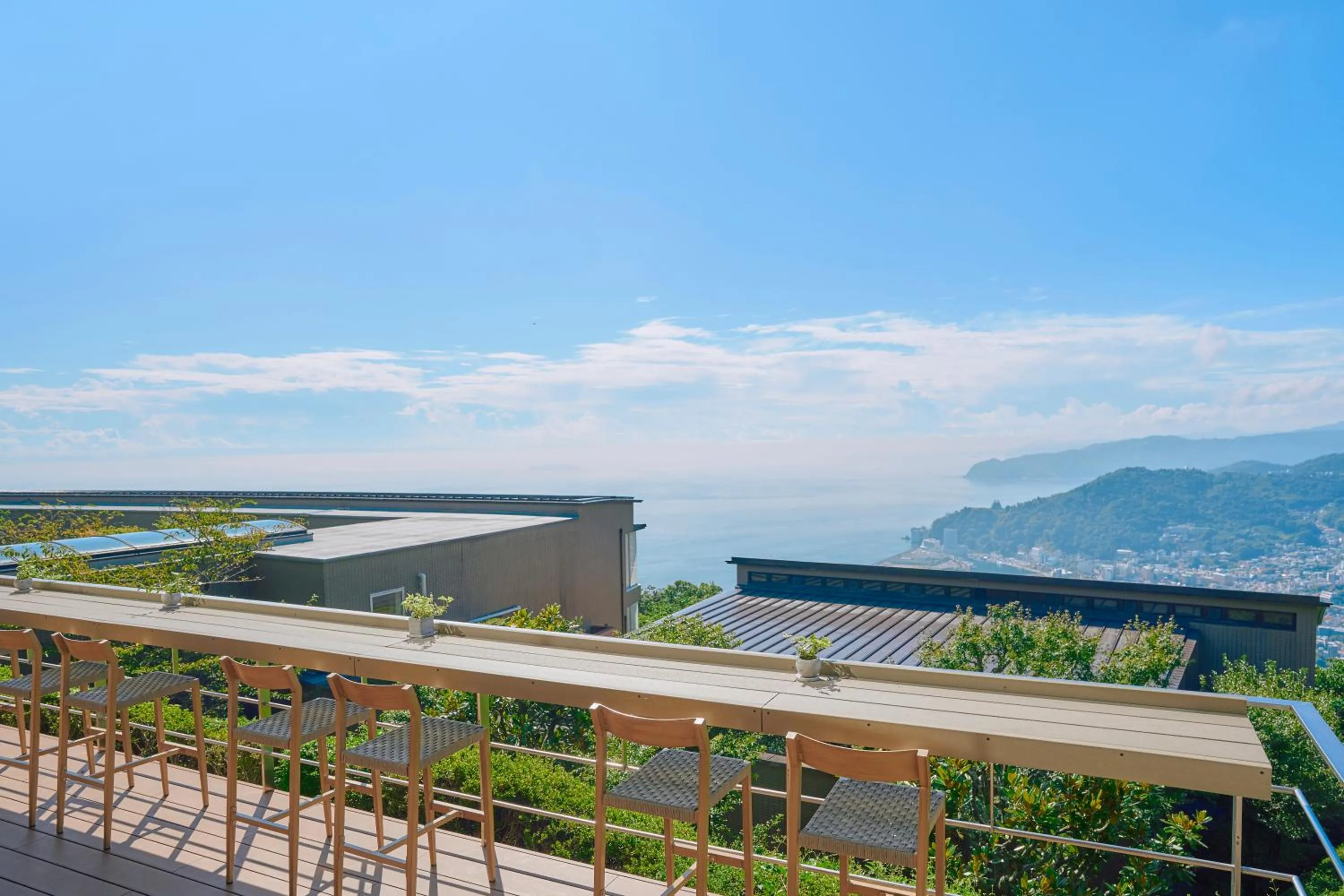 Balcony/Terrace in Hotel Grand Bach Atami Crescendo