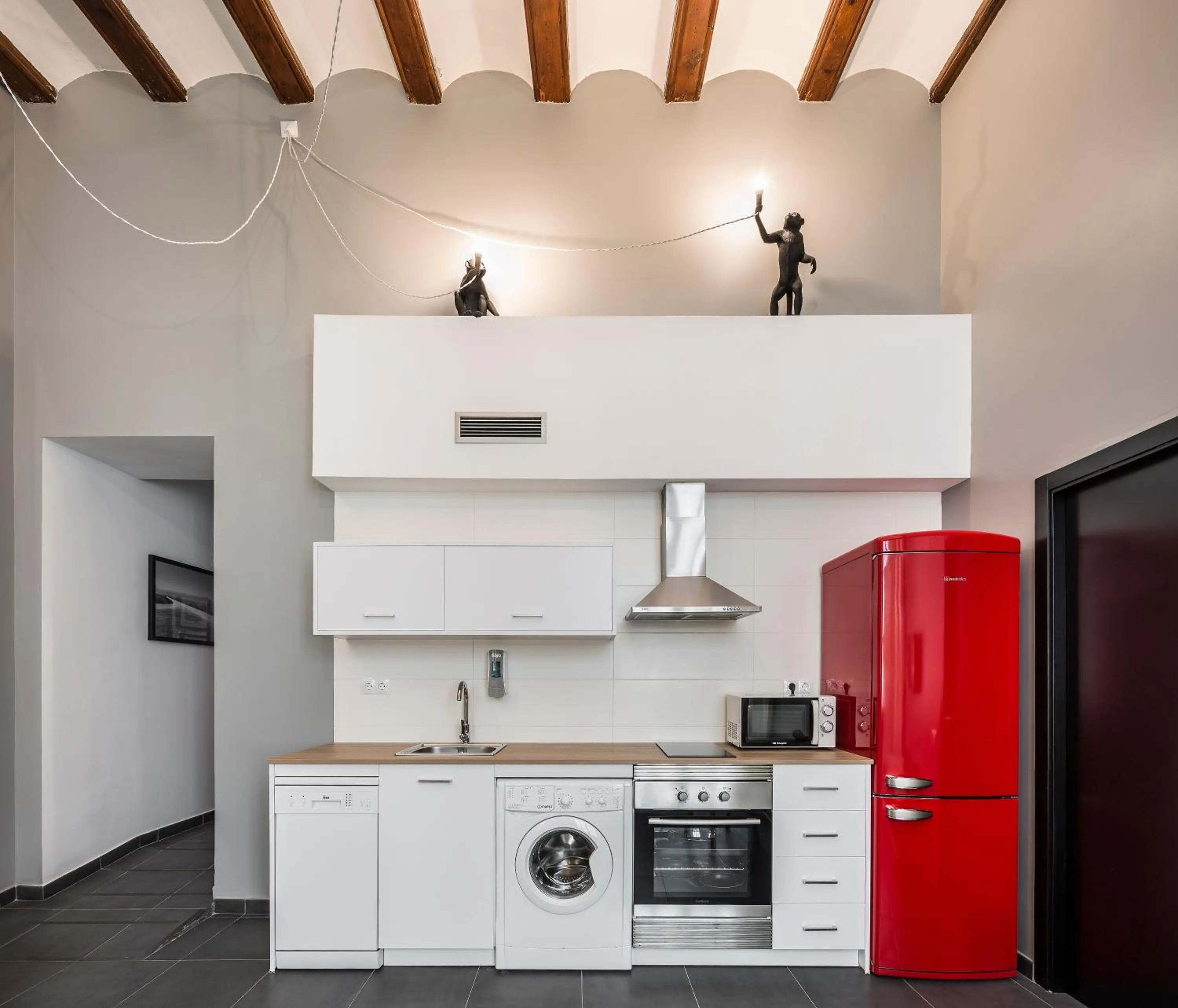 Kitchen or kitchenette in Catalina Suites San Nicolas