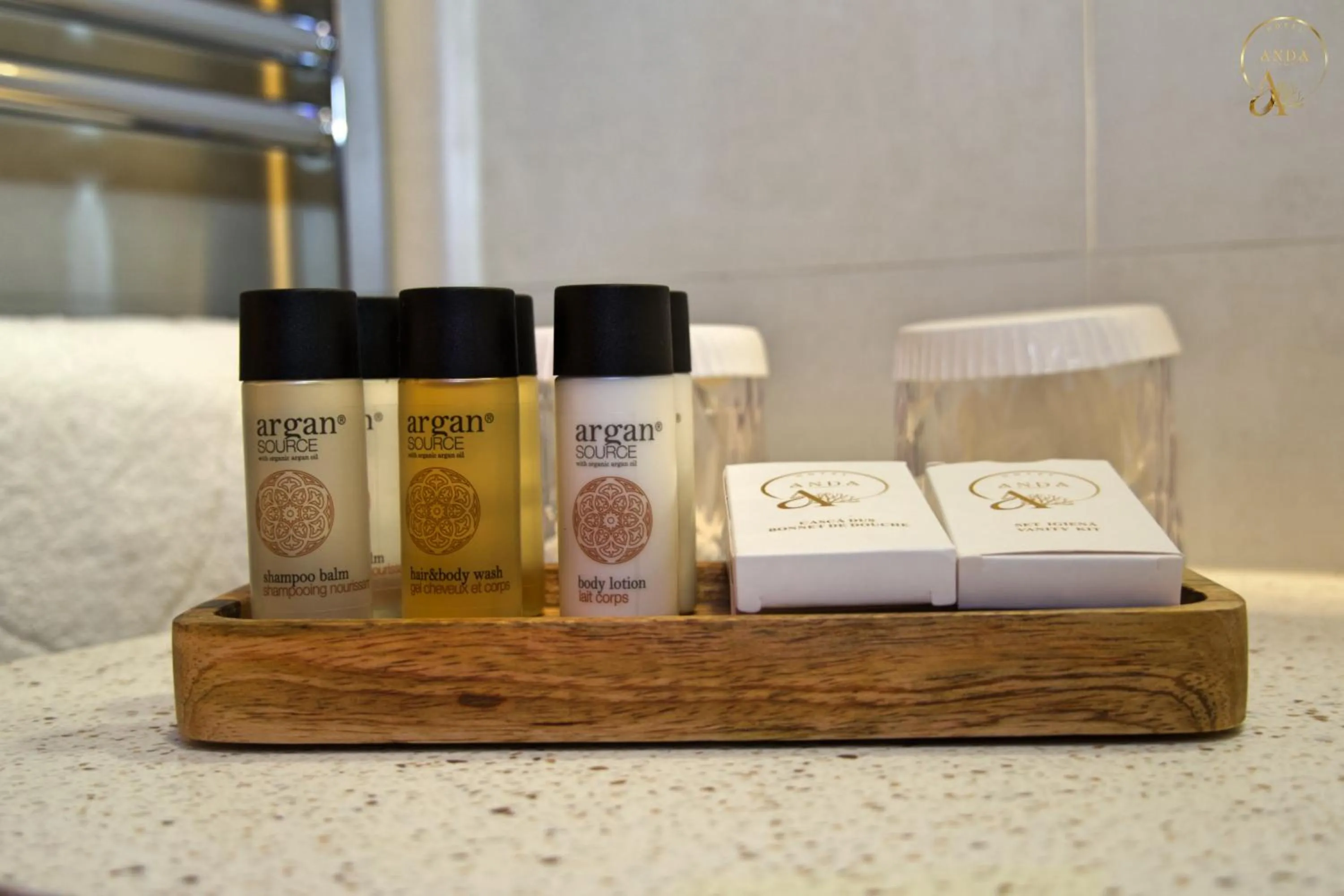 Bathroom in Hotel Anda