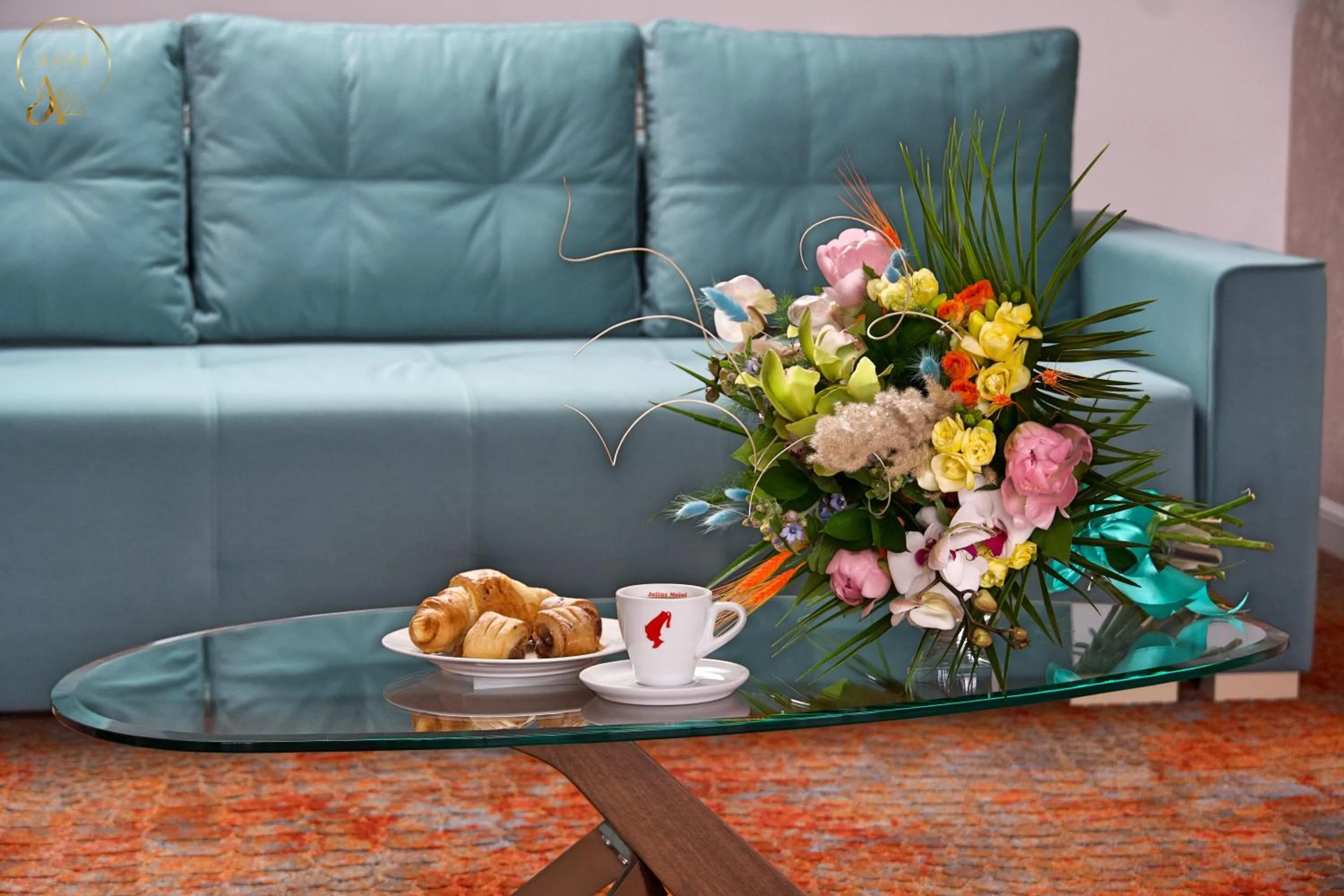 Seating area in Hotel Anda