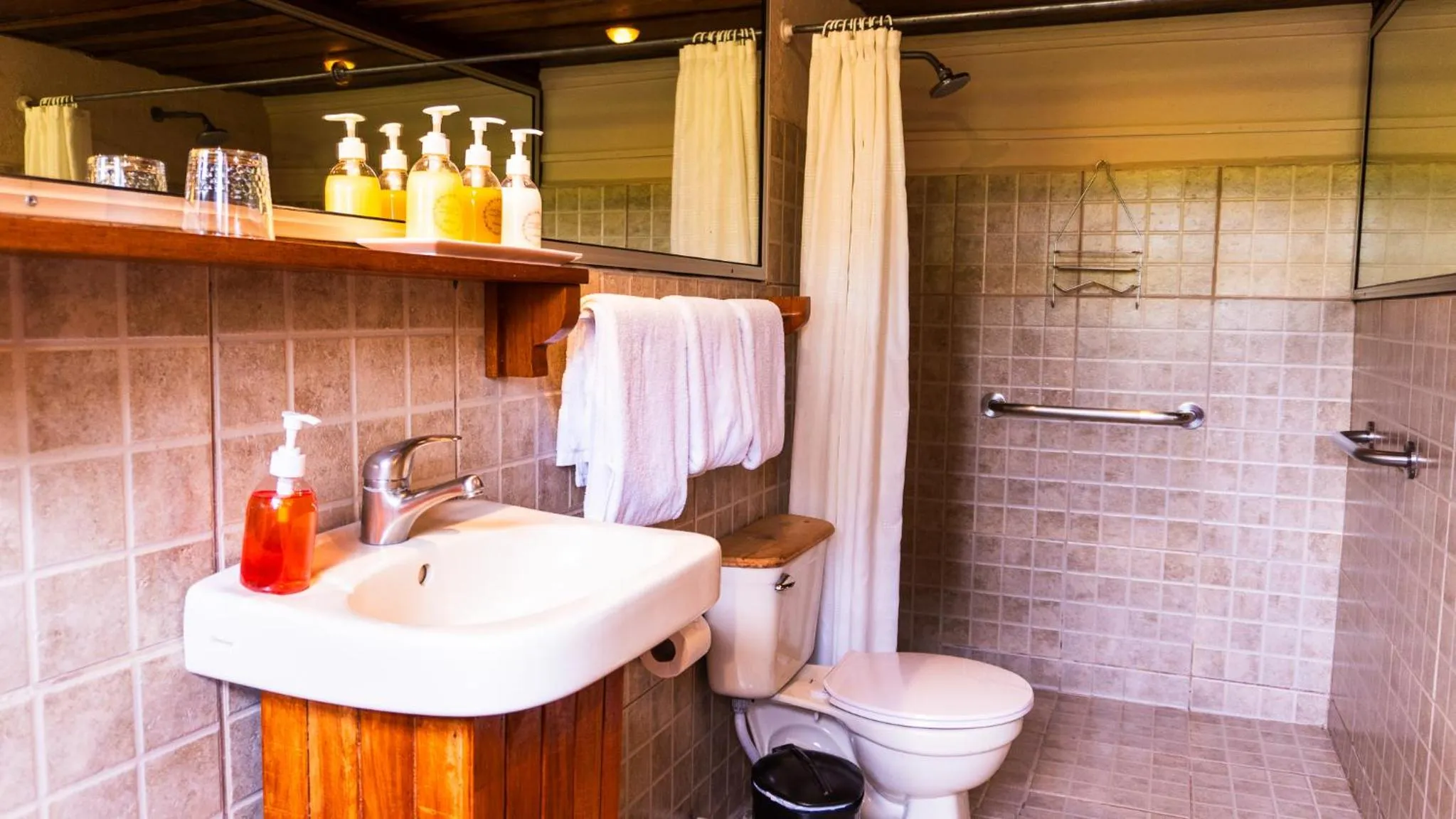 Bathroom in Poas Volcano Lodge