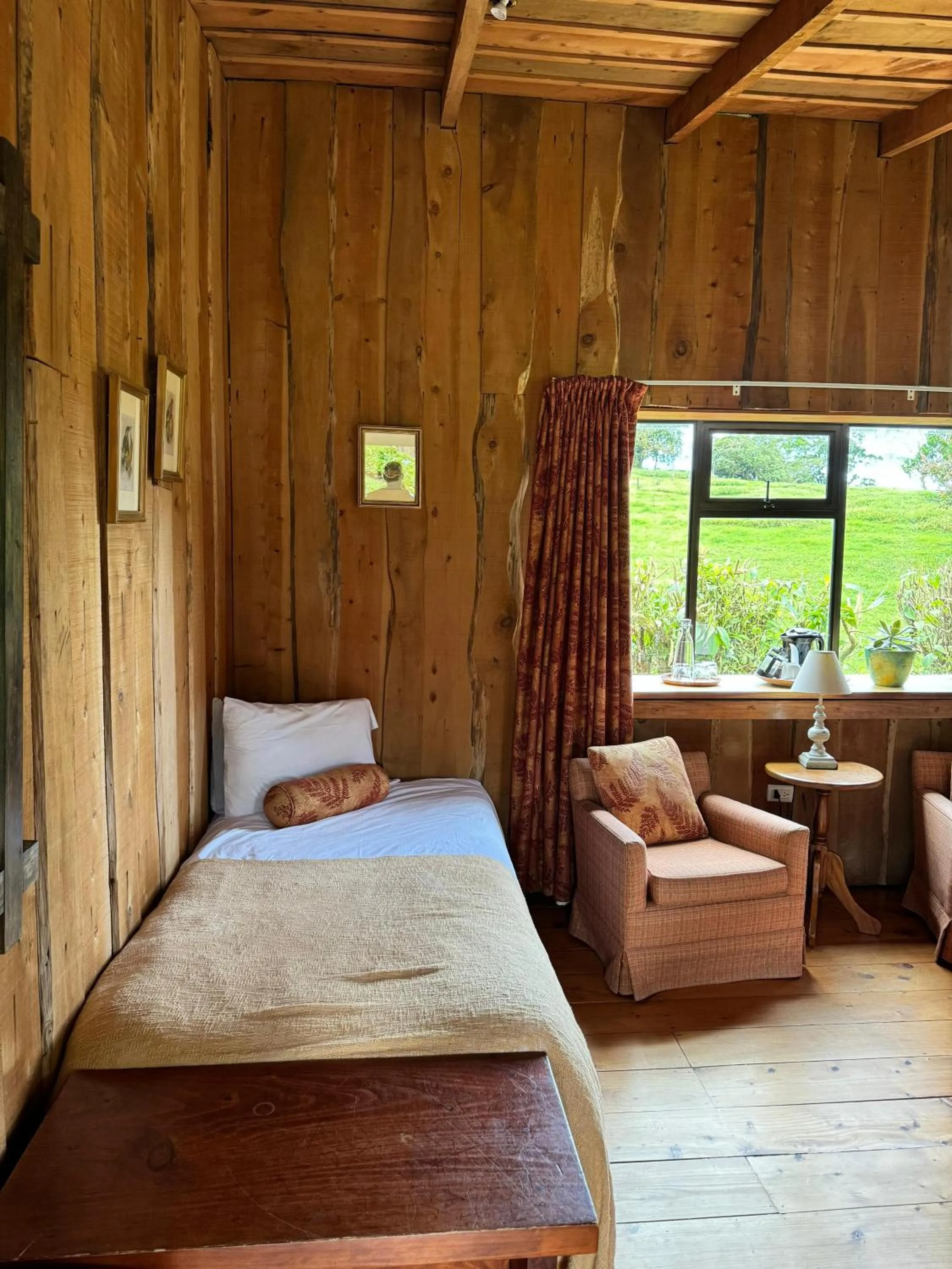 Bed in Poas Volcano Lodge