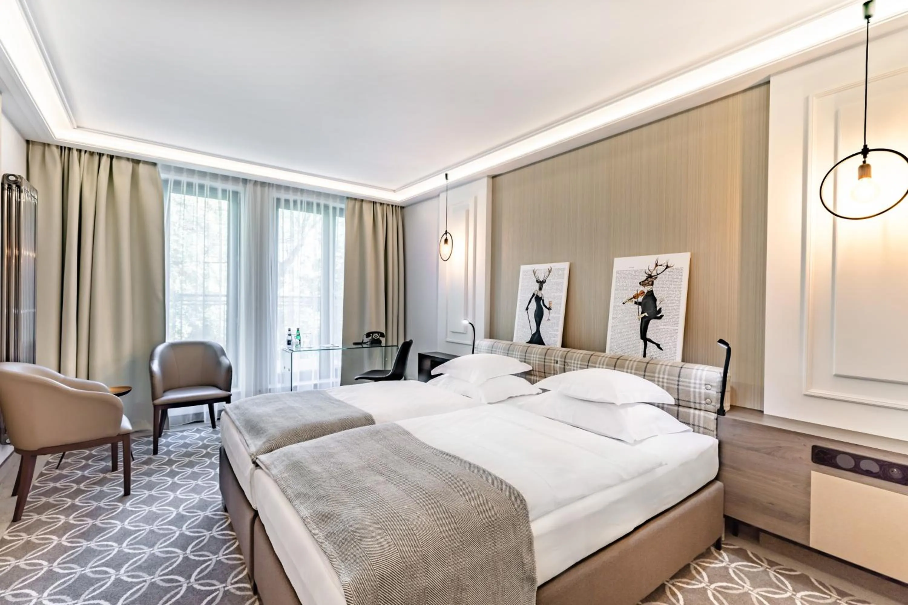 Bed in Hotel Traugutta3